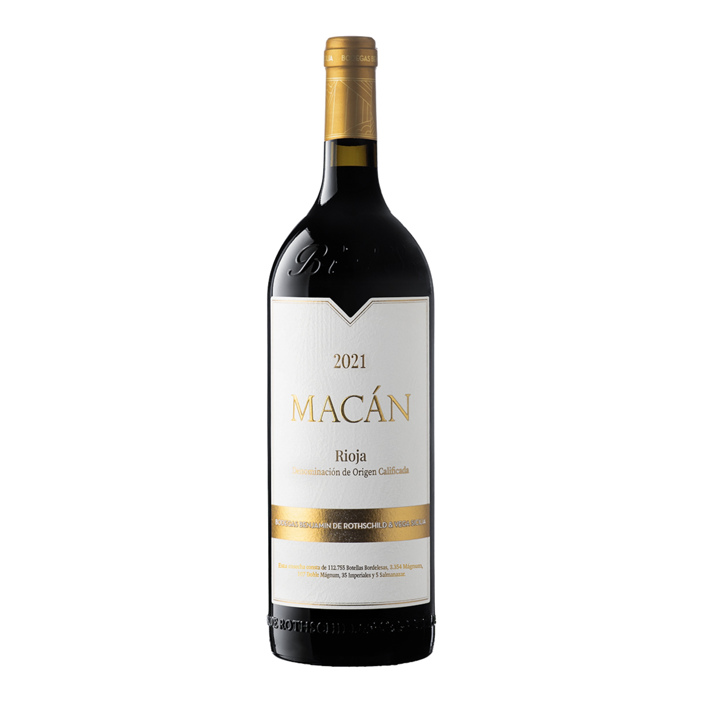 Imagen 0 de Vino tinto Macán tempranillo 2021 Rioja Mágnum