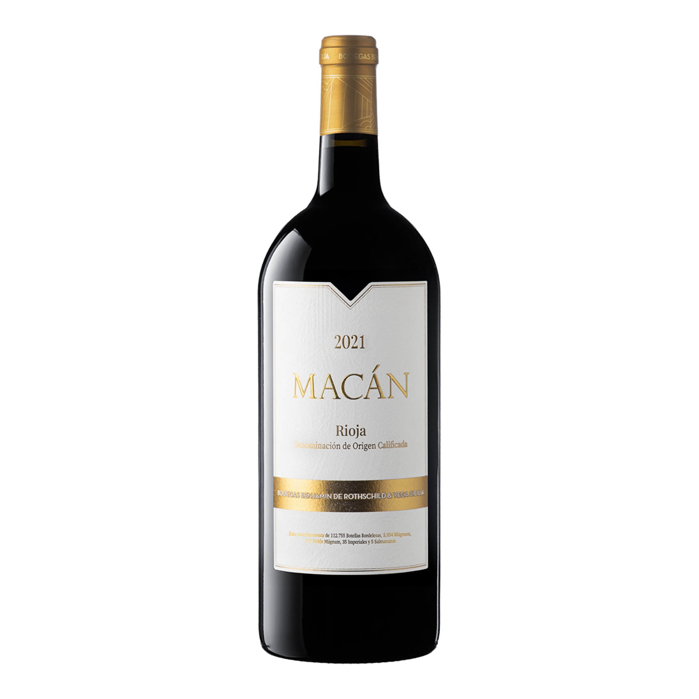 Imagen 0 de Vino tinto Macán tempranillo 2021 Rioja Doble Mágnum