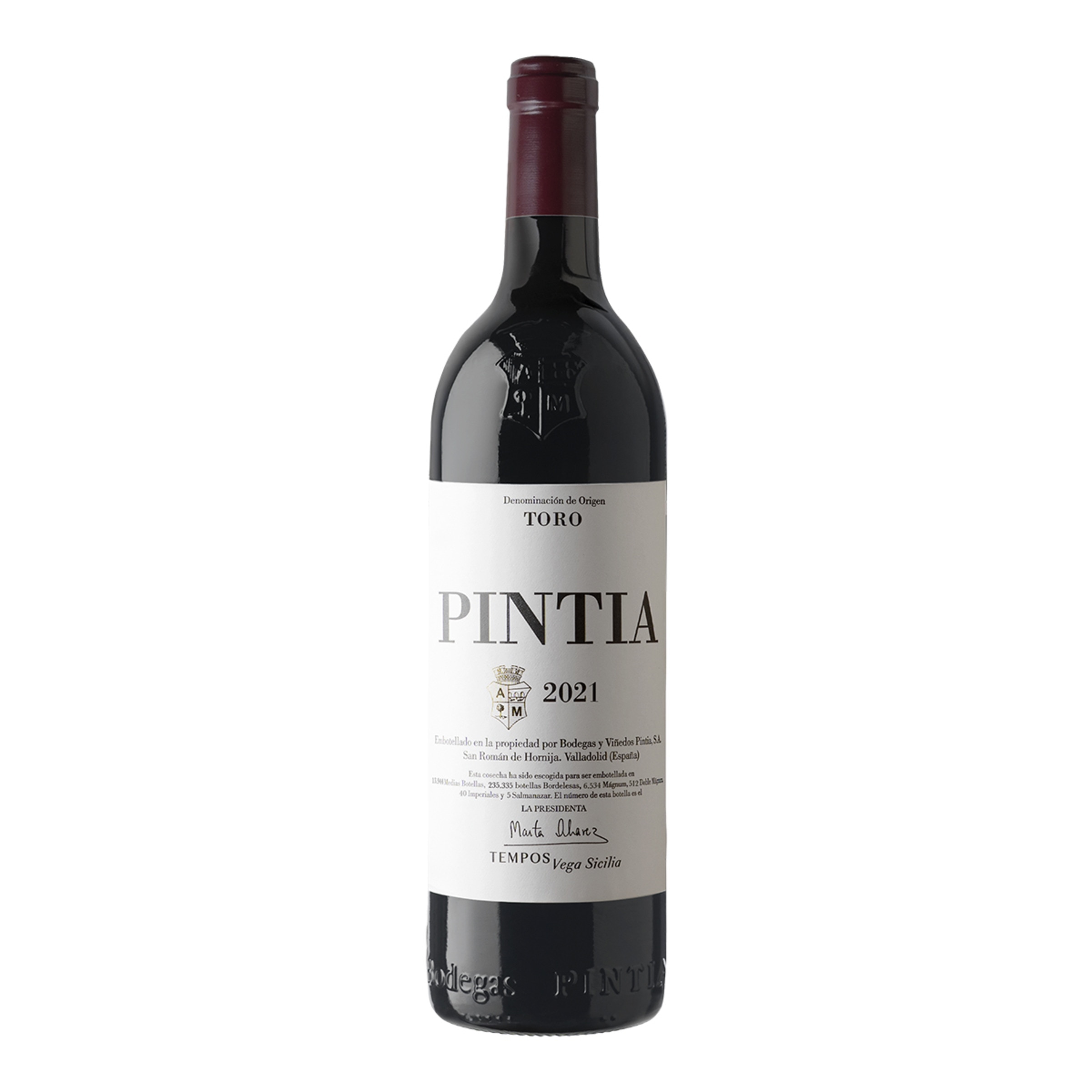 Imagen 0 de Vino tinto Pintia 2021 Toro botella 37,5 cl