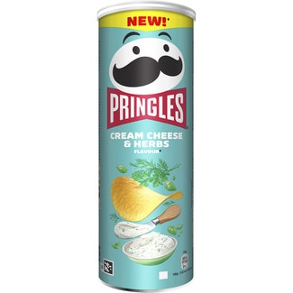 aperitivo frito de patata sabor crema de queso y hierbas lata 165 g - Pringles