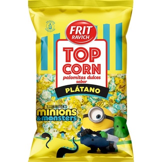 Top Corn palomitas dulces sabor plátano Minions bolsa 80 g - Frit Ravich