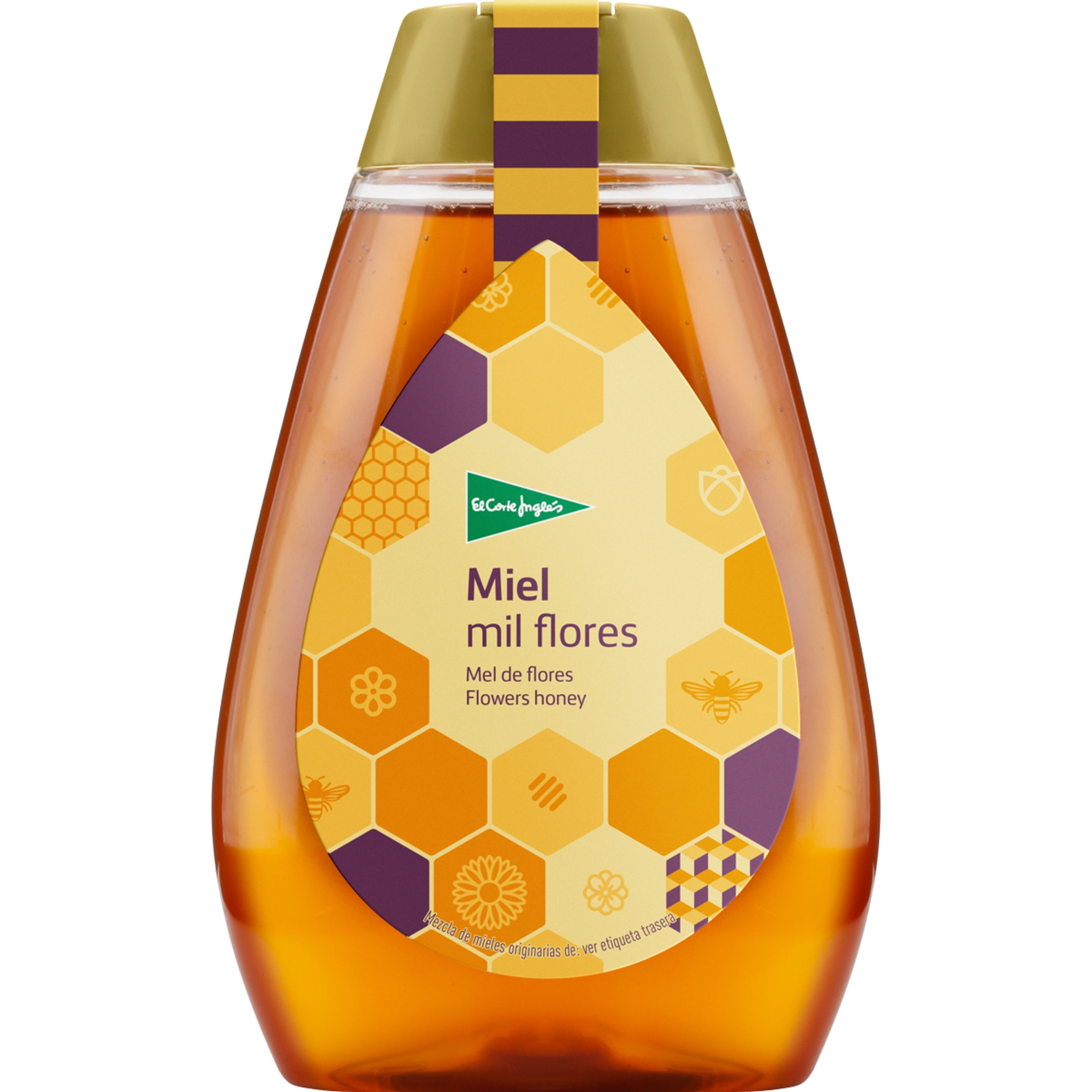 miel de flores bote 500 g antigoteo