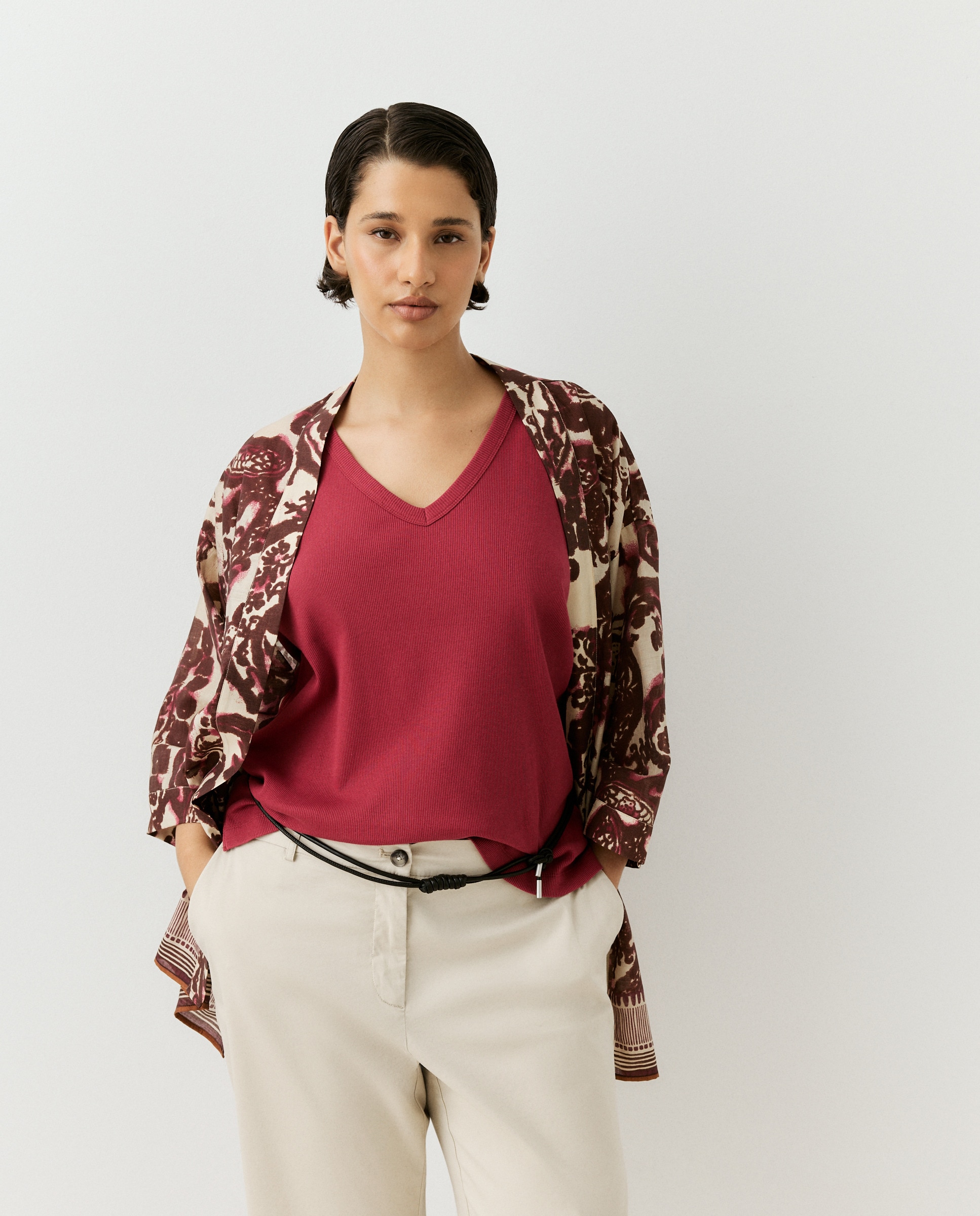 Kimono Estampado Rosa-2