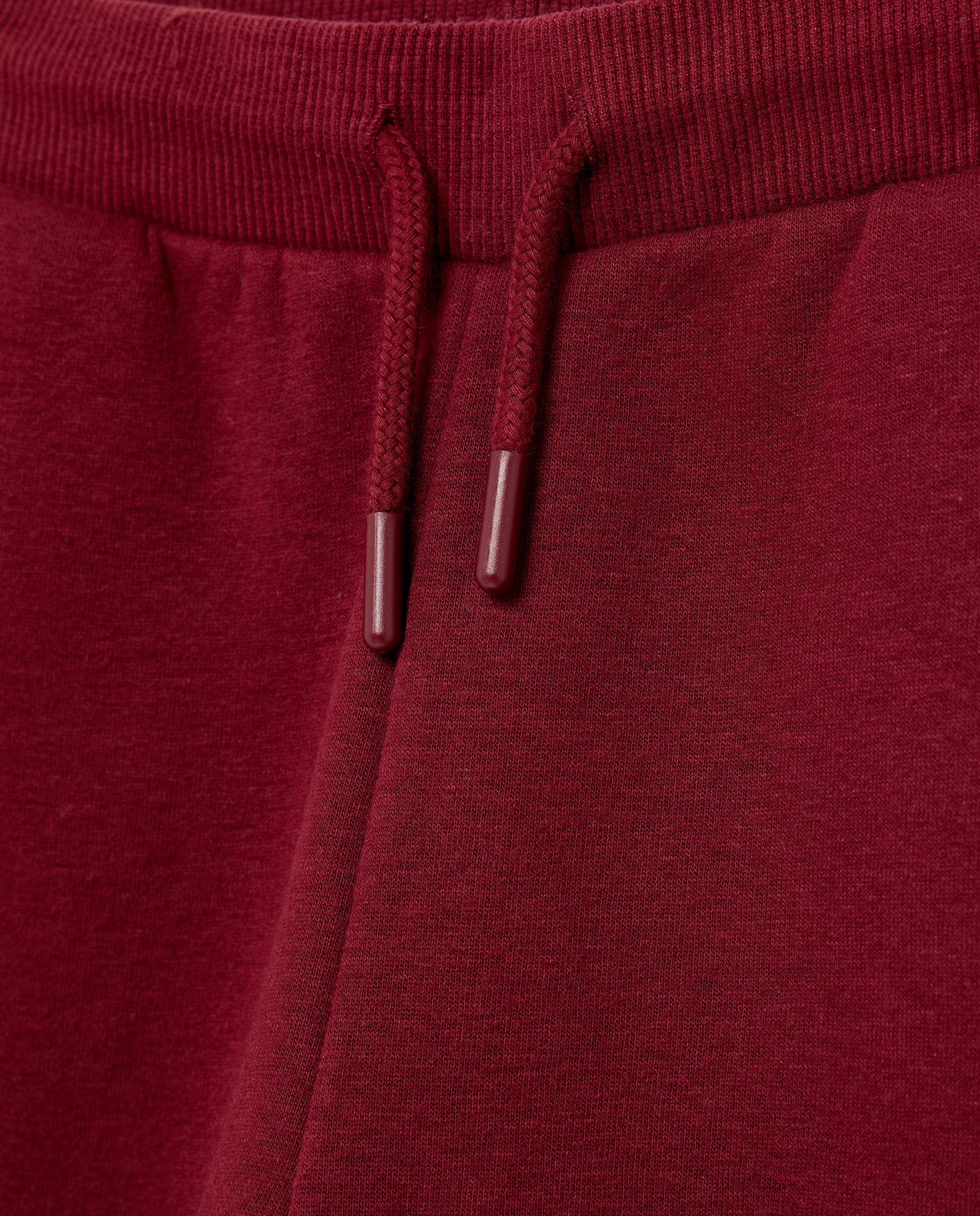 Pantalón de niño felpa Burdeos-3
