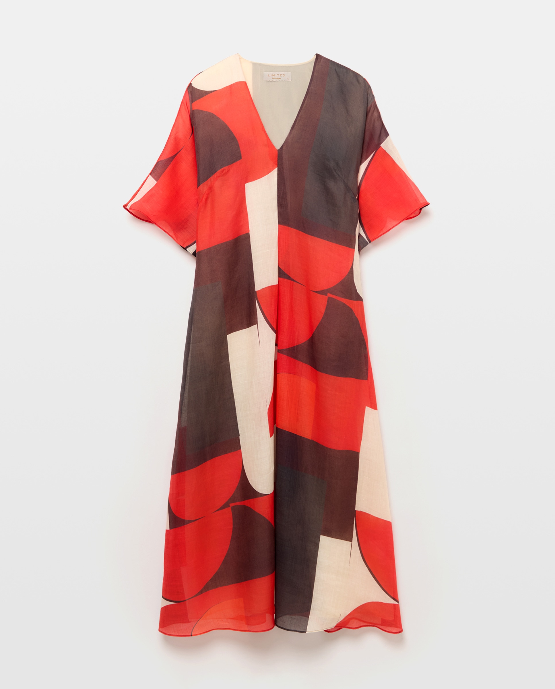 Imagem 0 de Vestido Tipo Túnica com Decote em Bico