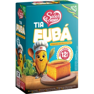 Preparado para Bolo Fubá embalagem 550 g - Sabor A Mundo