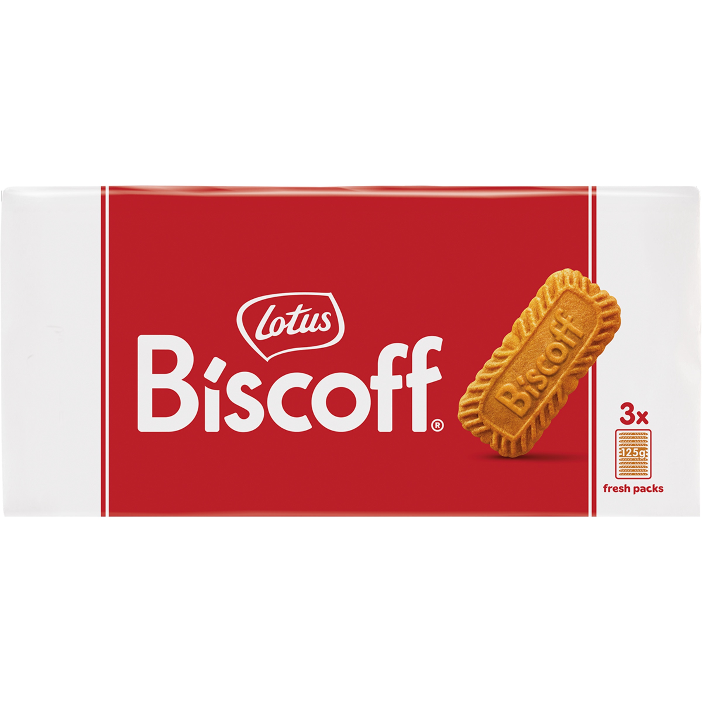 Bolachas Biscoff 3X125g embalagem 375 g