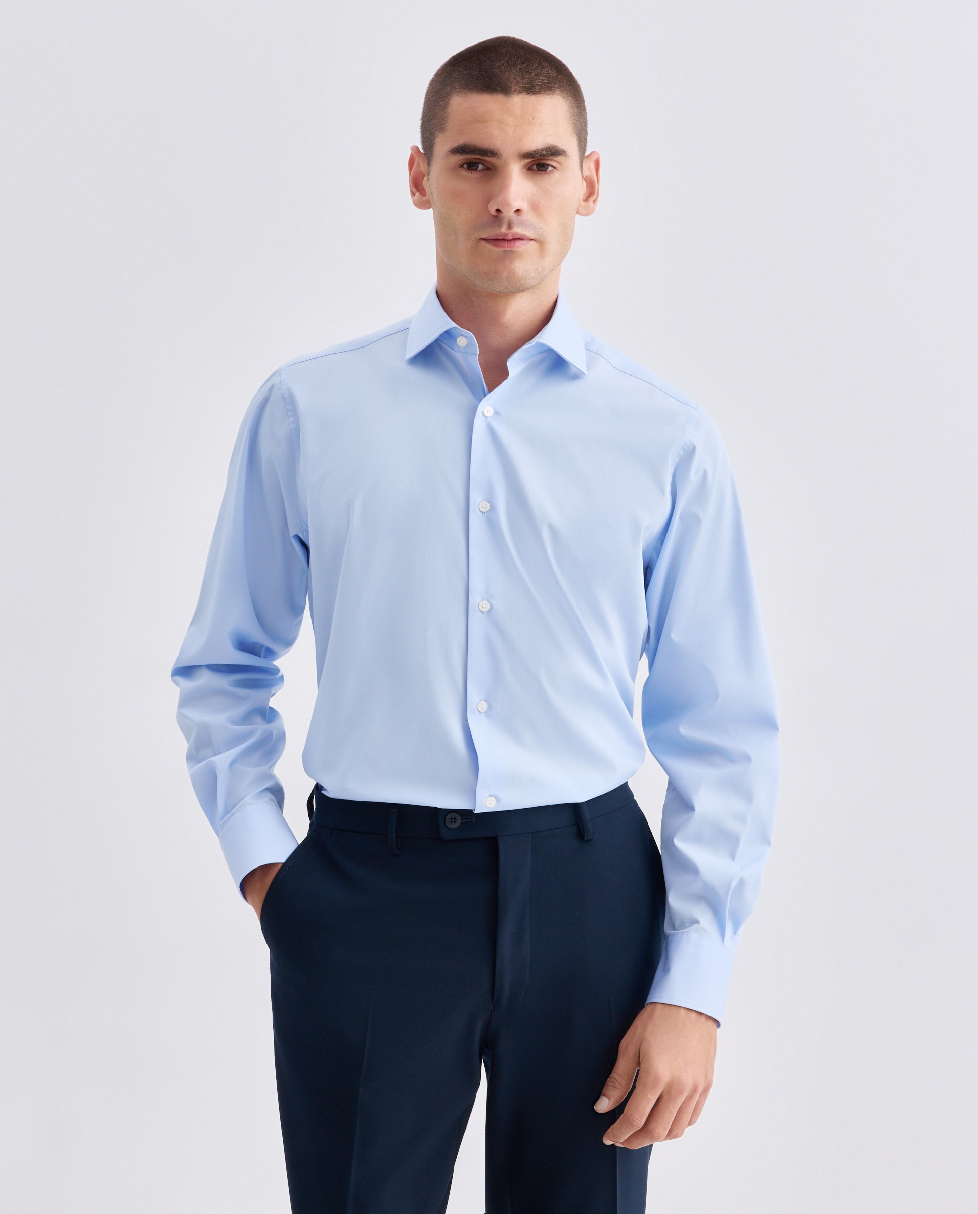 Imagen 0 de Camisa vestir hombre facil plancha classic fit