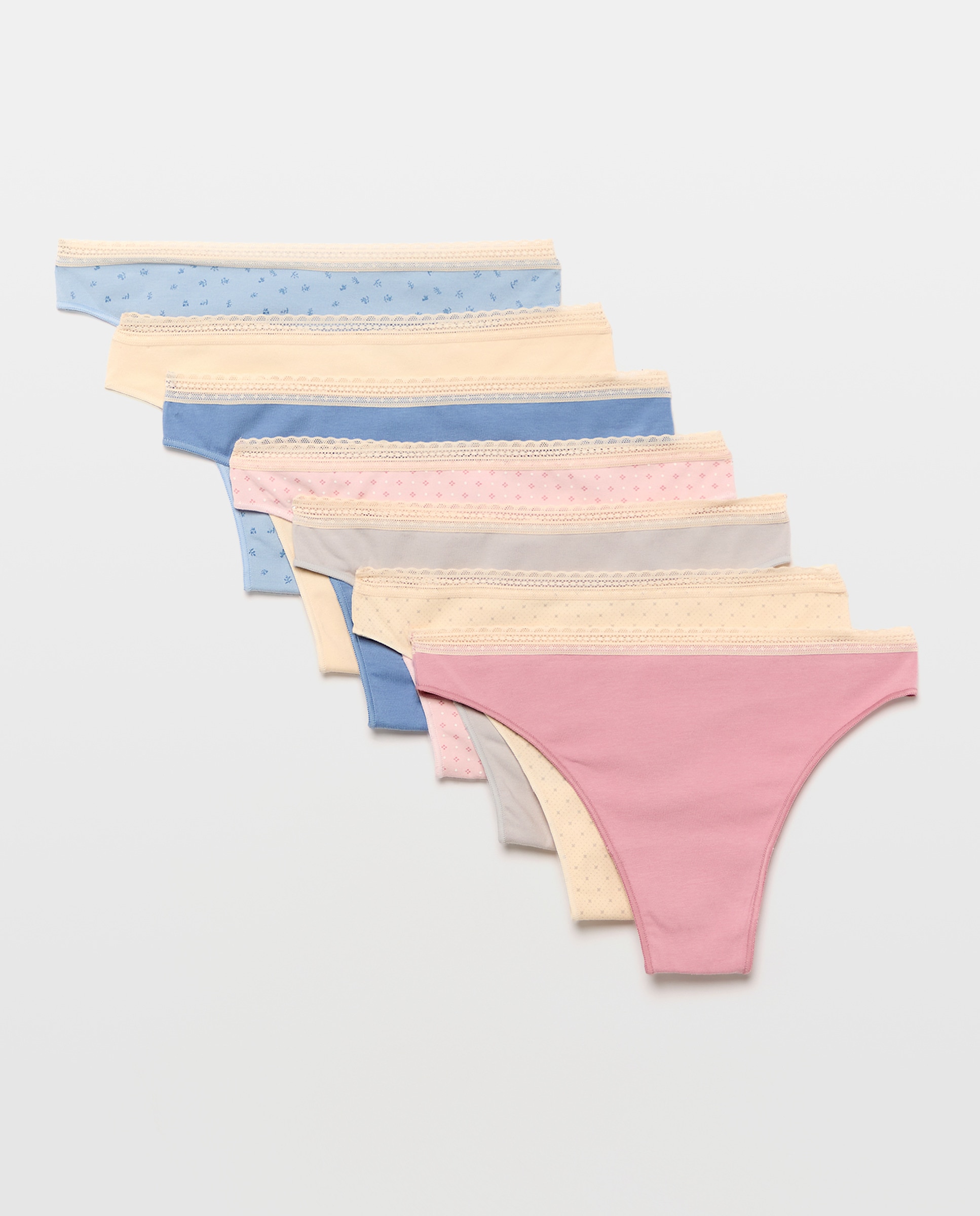 Pack de Sete Tangas Multicolor-3
