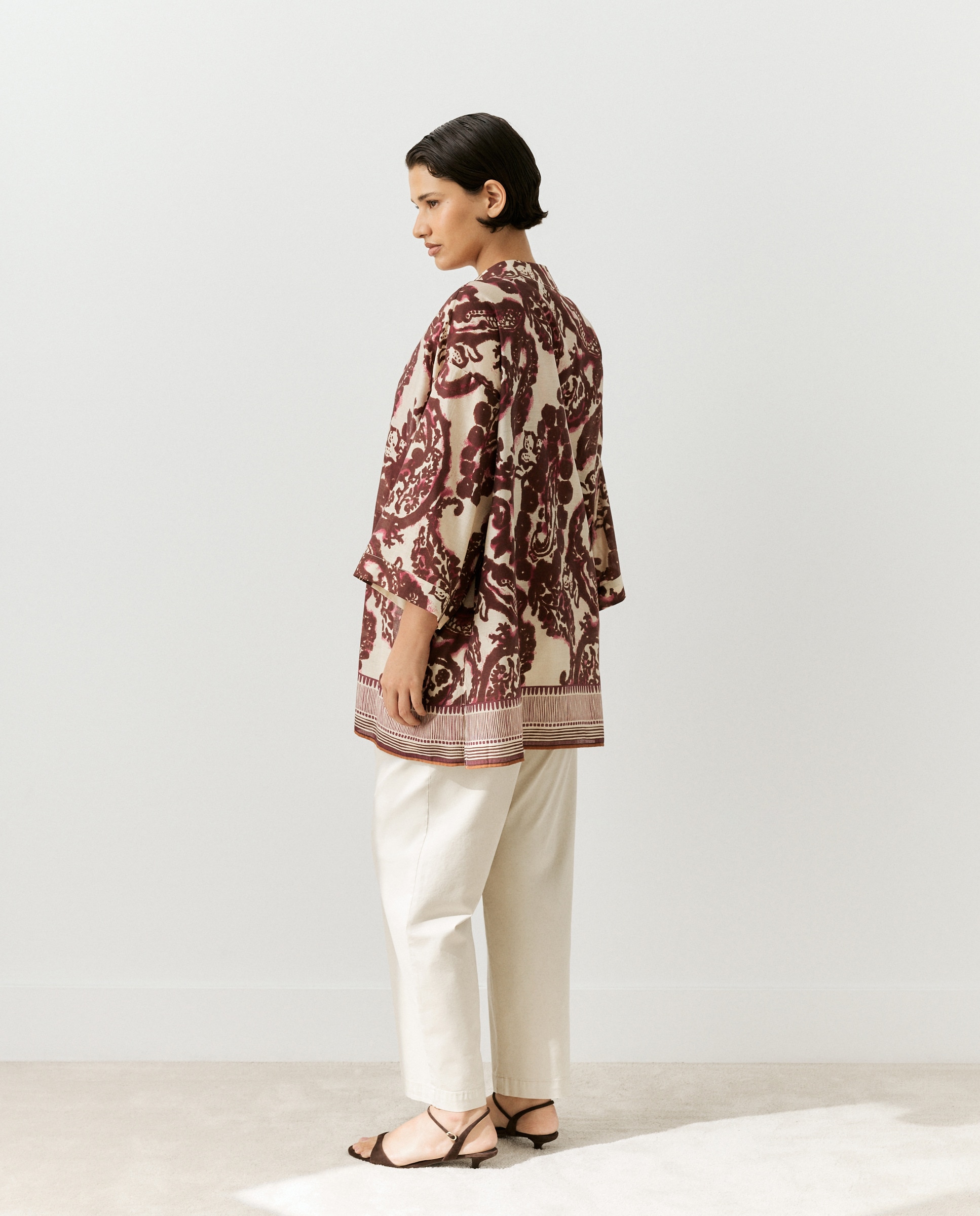 Kimono Estampado Rosa-3
