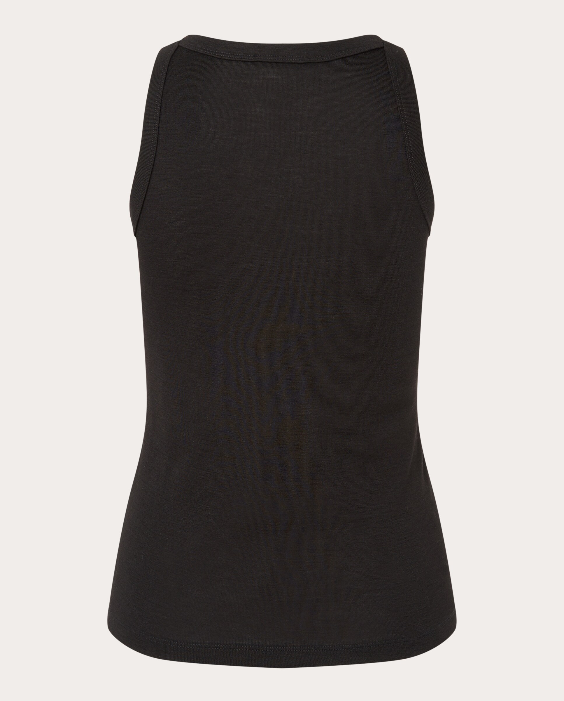 T-shirt de Lã Preto-2