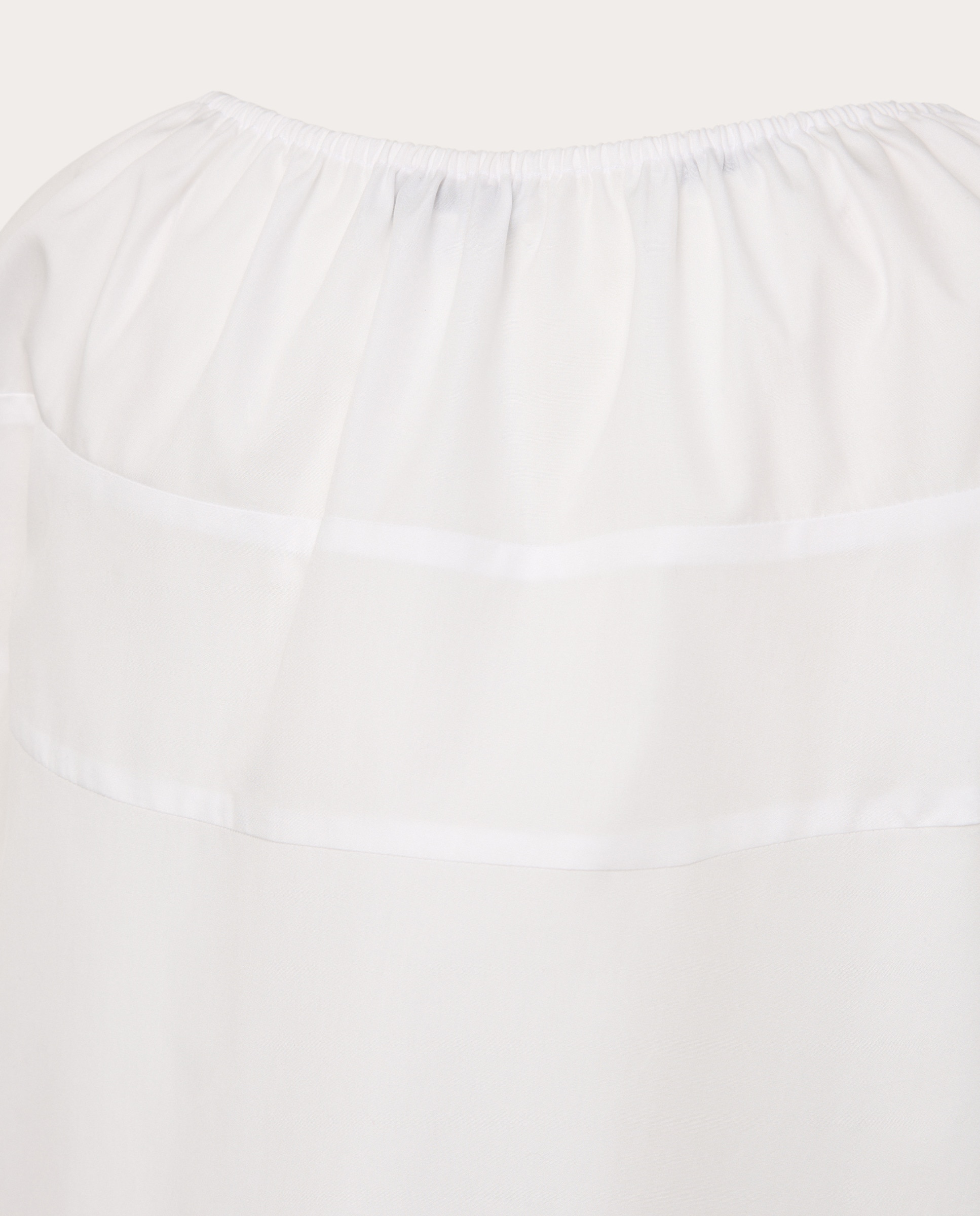 Blusa de algodão Branco-5