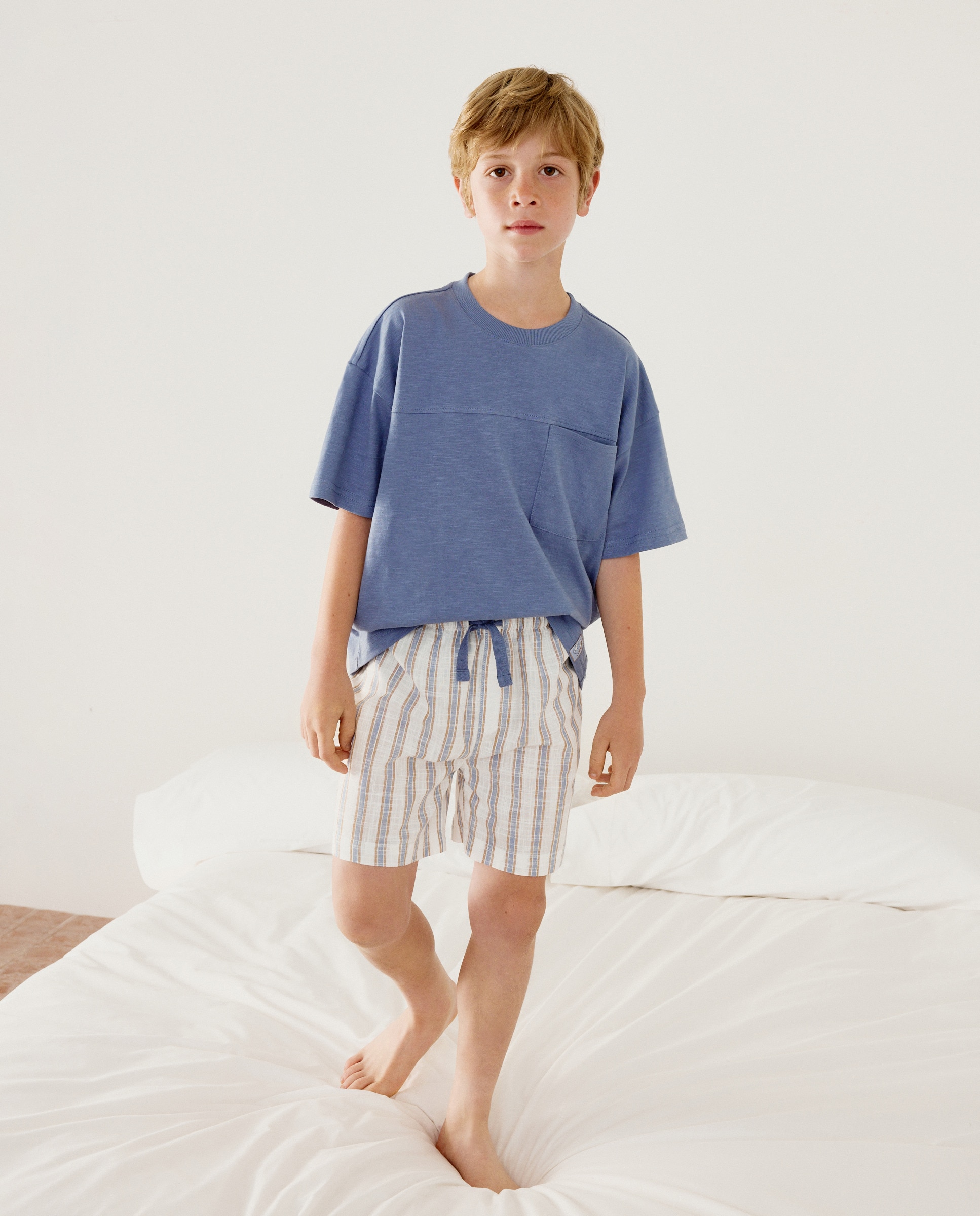 Imagem 0 de Calções de Pijama às Riscas
