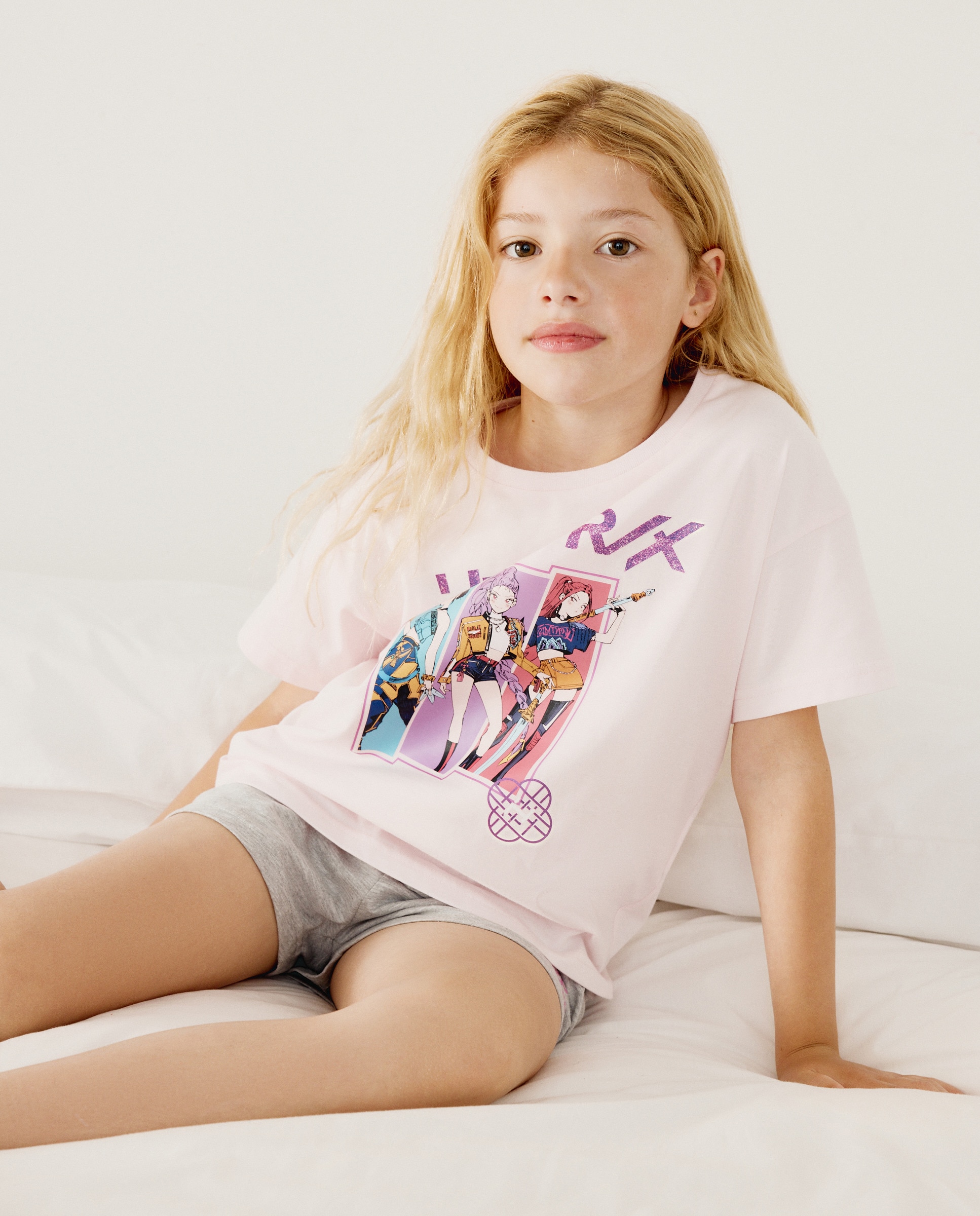 Imagem 0 de Pijama Completo de Manga Curta com Fantasia K-Pop