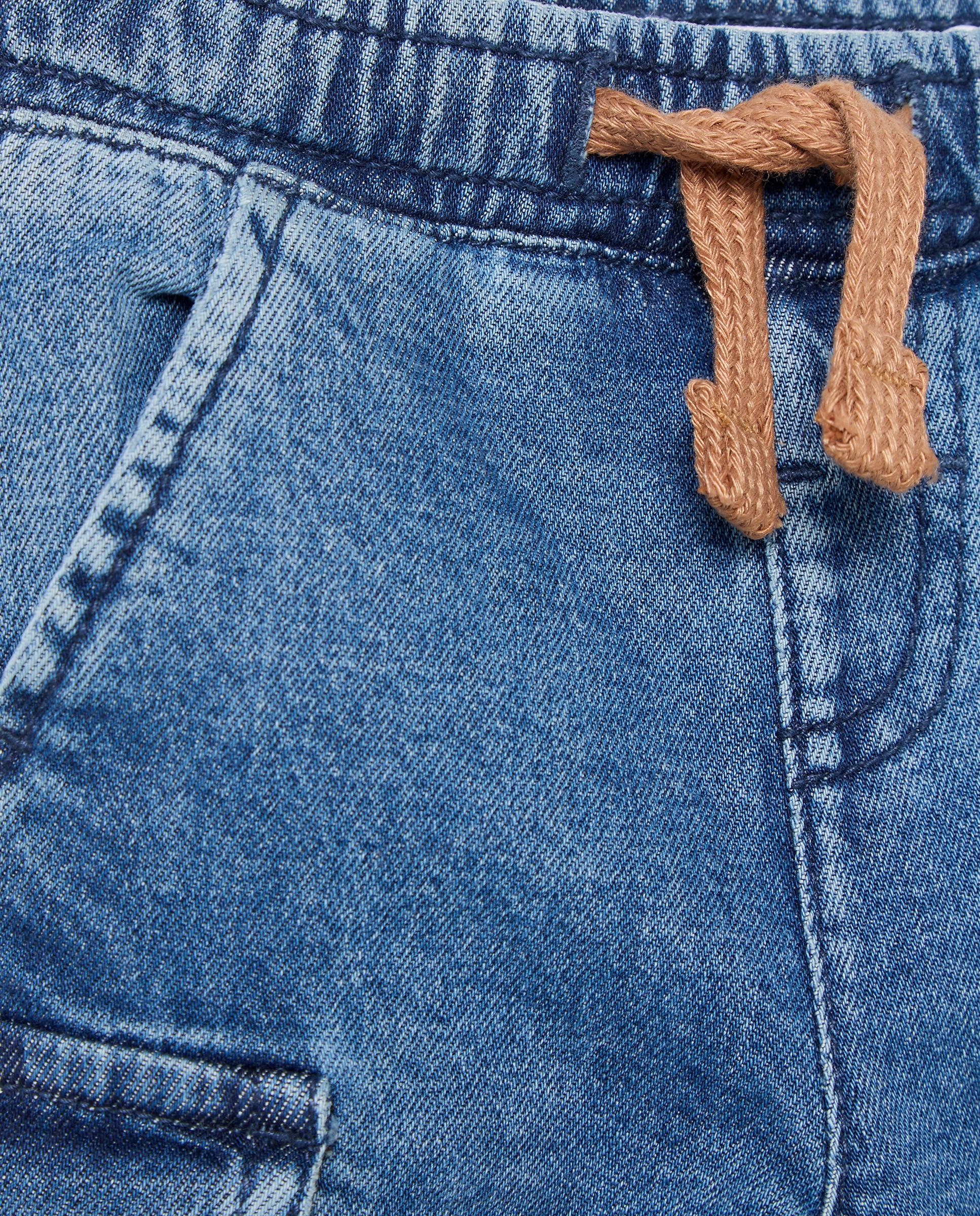 Jeans Cargo de Bebé Azul pálido-3