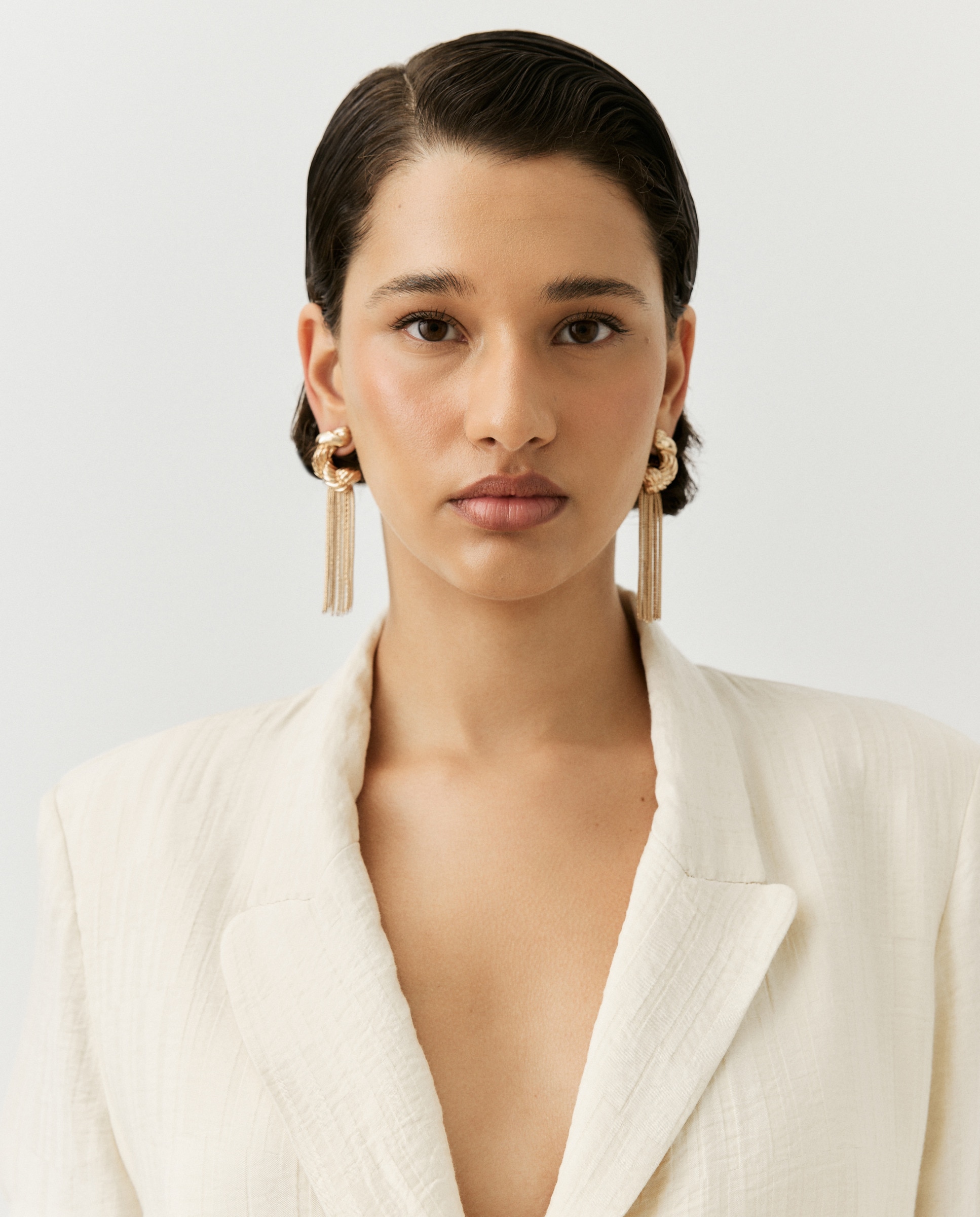 Blazer de Jacquard 120 Cru-4