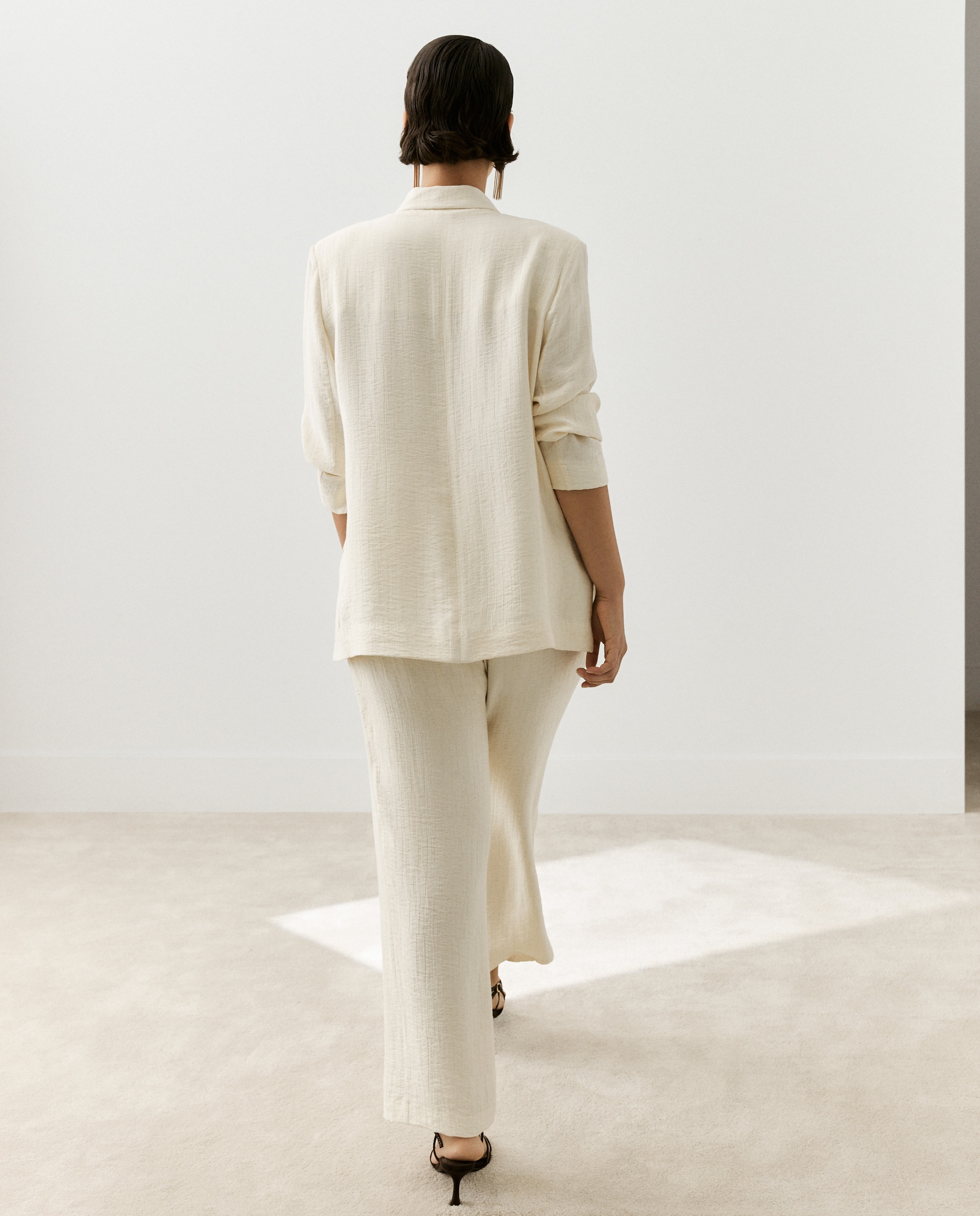 Blazer de Jacquard 120 Cru-3