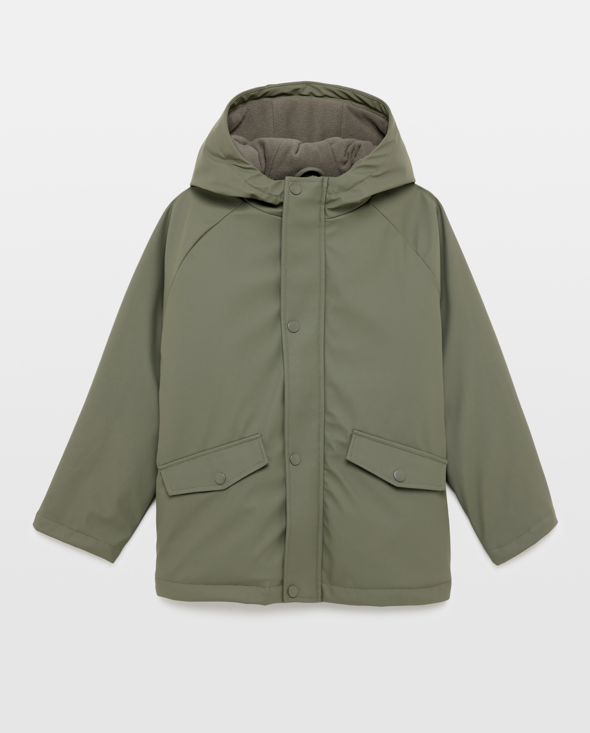 Imagen 0 de Parka de niño engomada con capucha y forro polar