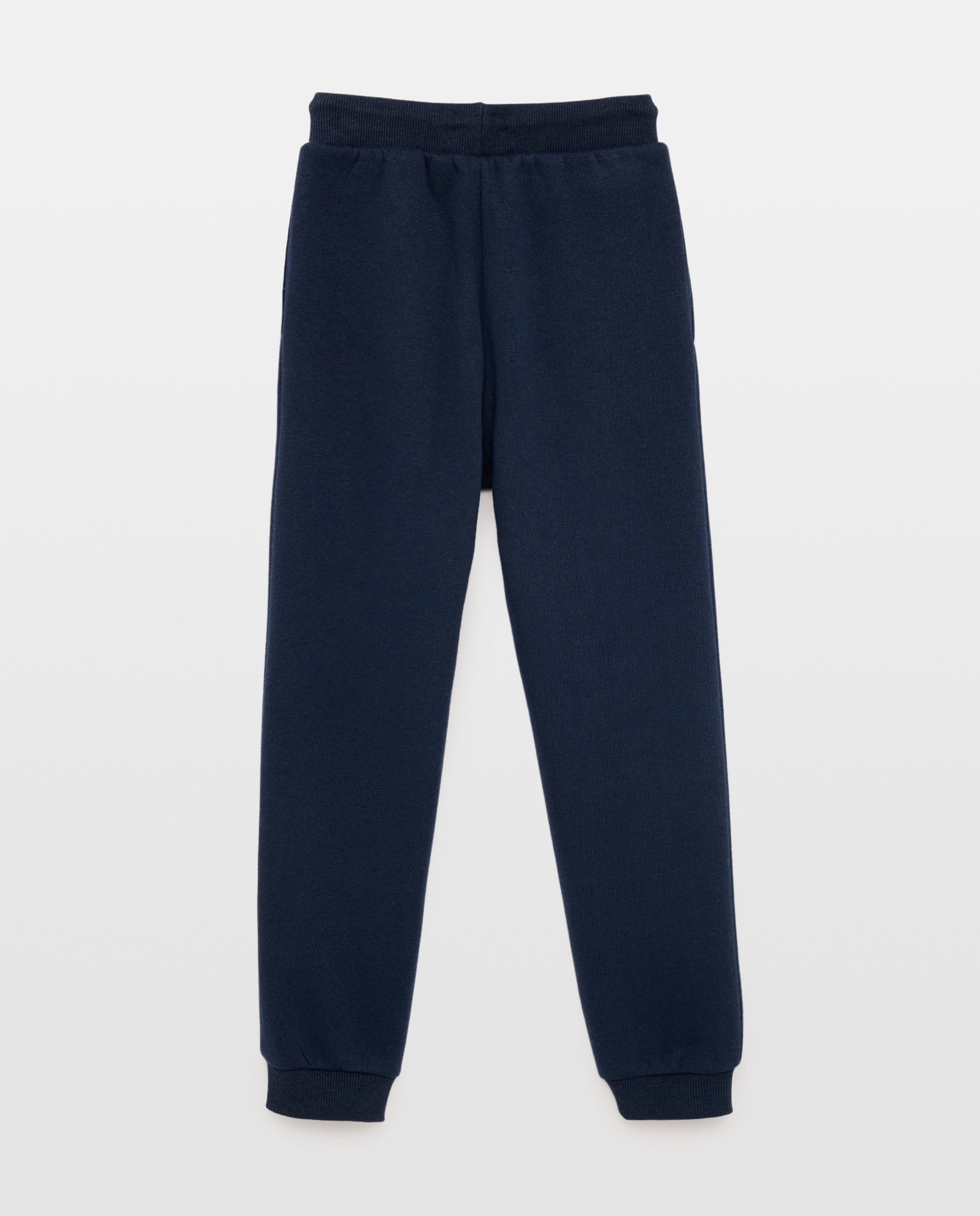 Pantalón de niño felpa Azul marino-2