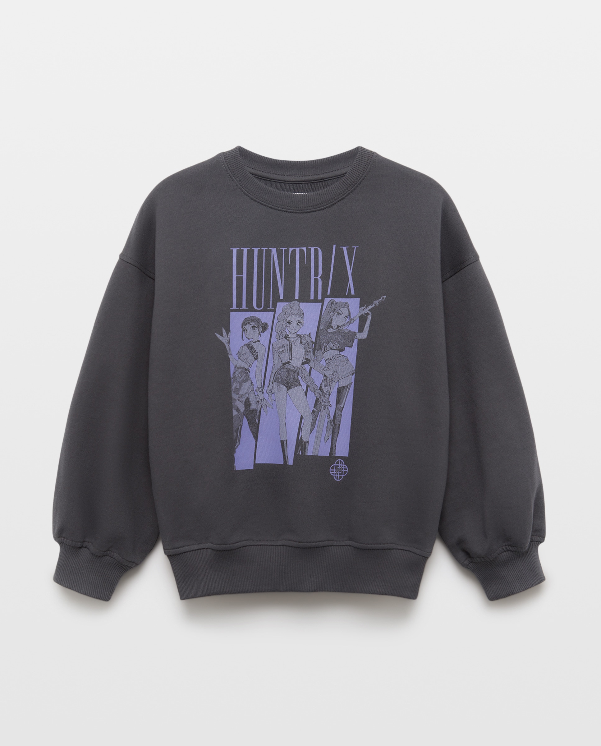 Imagem 0 de Sweatshirt de Decote Redondo com Estampado Posicional KPOP