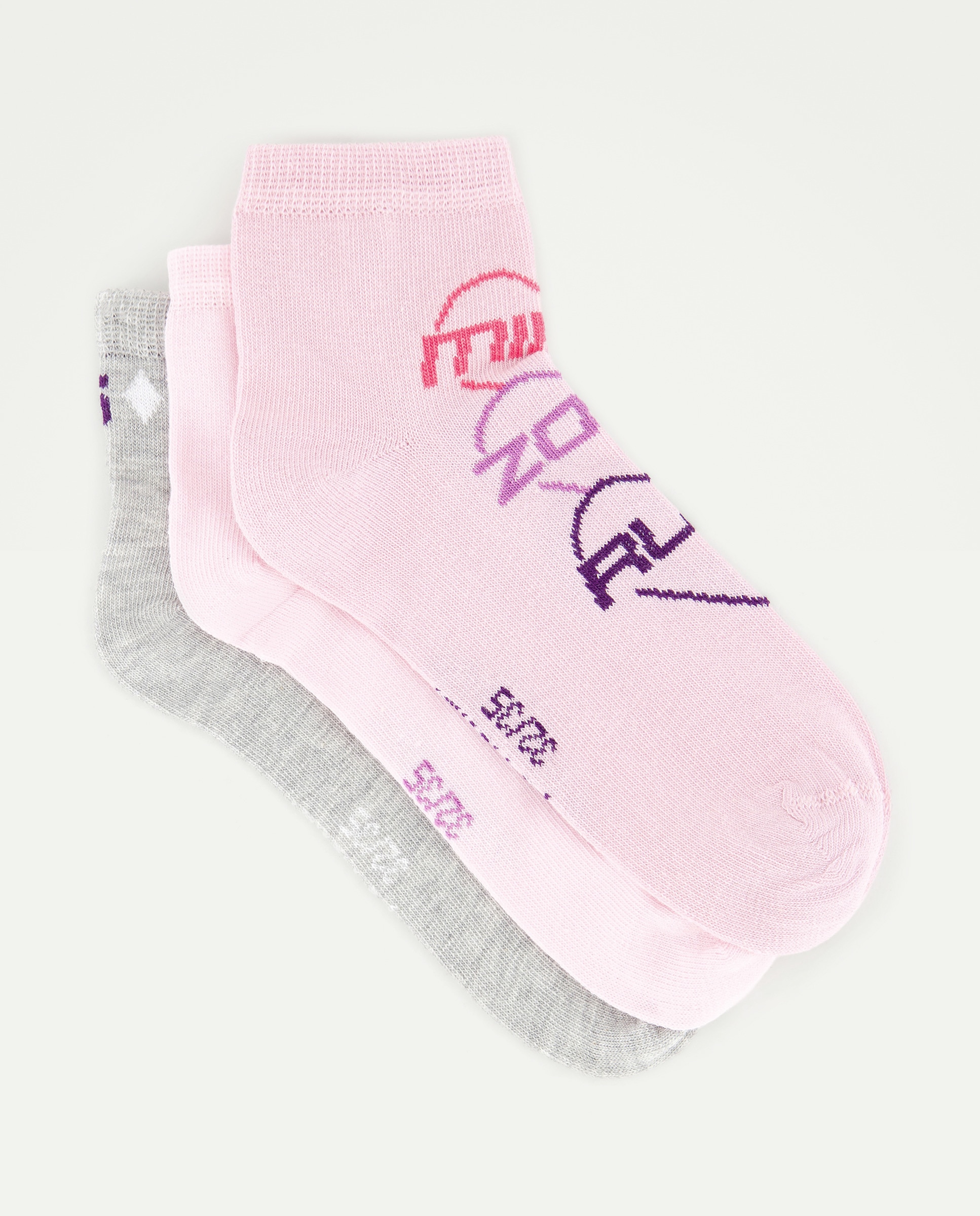 Imagem 0 de Pack de 3 Pares de Meias pelo Tornozelo K-Pop - Multicolor