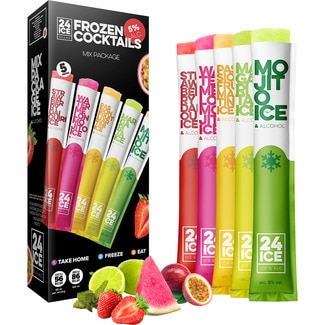 cocktail Frozen mix sabores surtidos 5 unidades envase 325 ml - 24 Ice