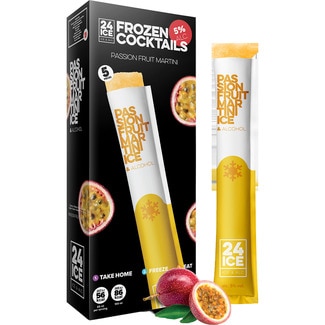 cocktail Frozen fruta de la pasión 5 unidades envase 325 ml - 24 Ice