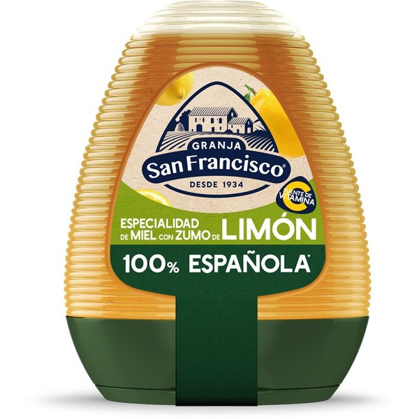 miel con zumo de limón 100% española bote 350 g