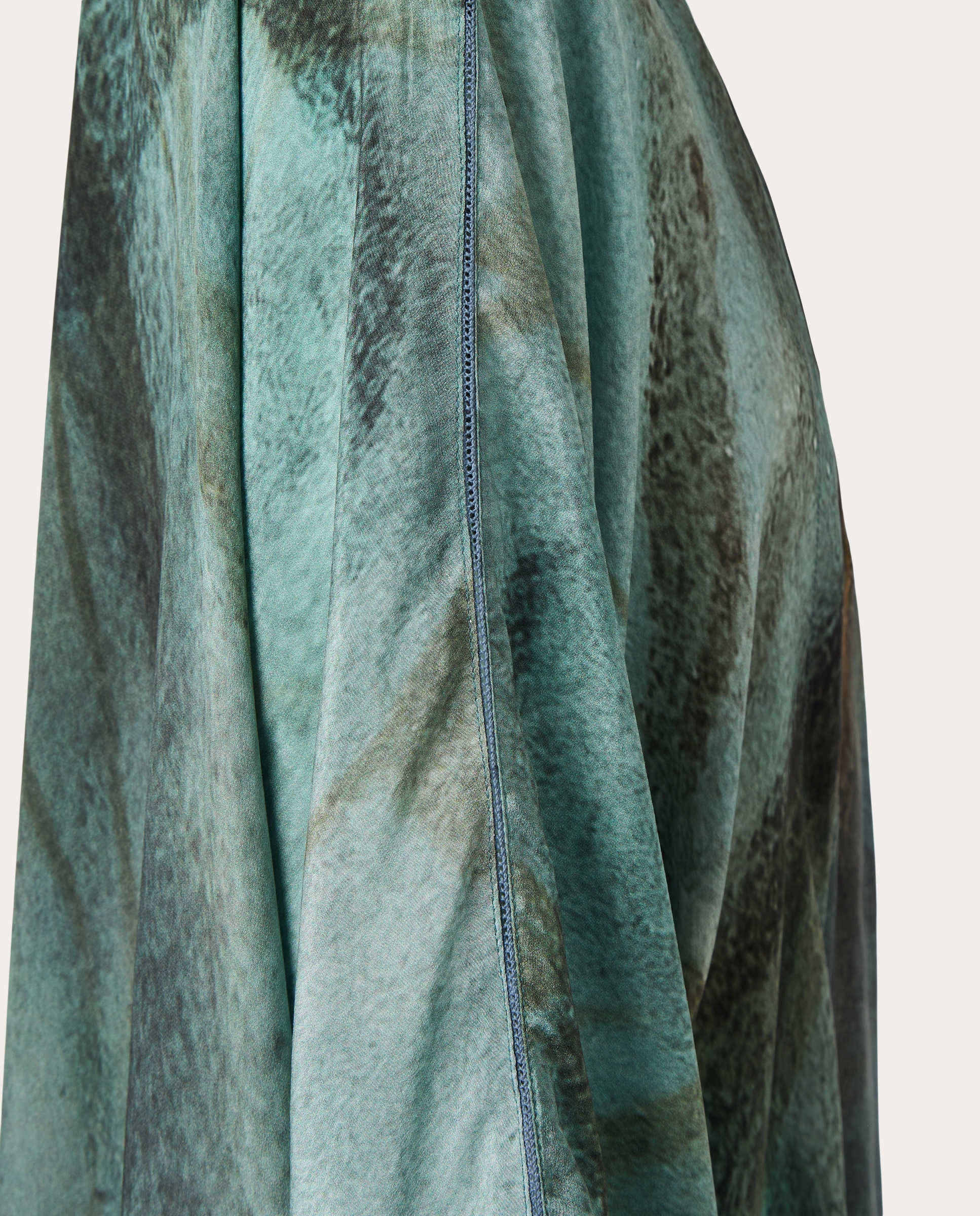 Kaftan Asael de Seda Azul-3