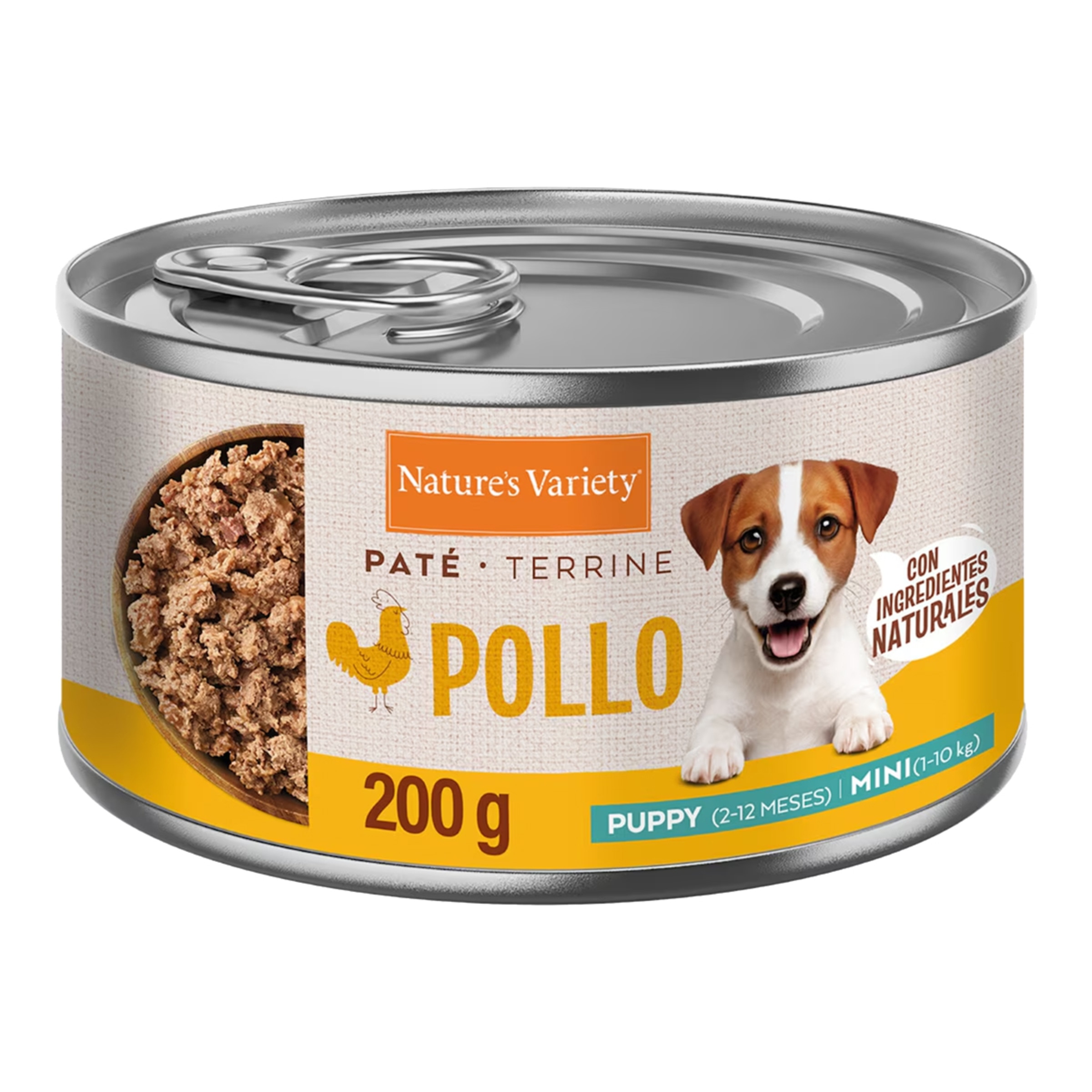 Imagen 0 de Comida húmeda para perros cachorros mini Nature´s Variety paté pollo con verduras 200g