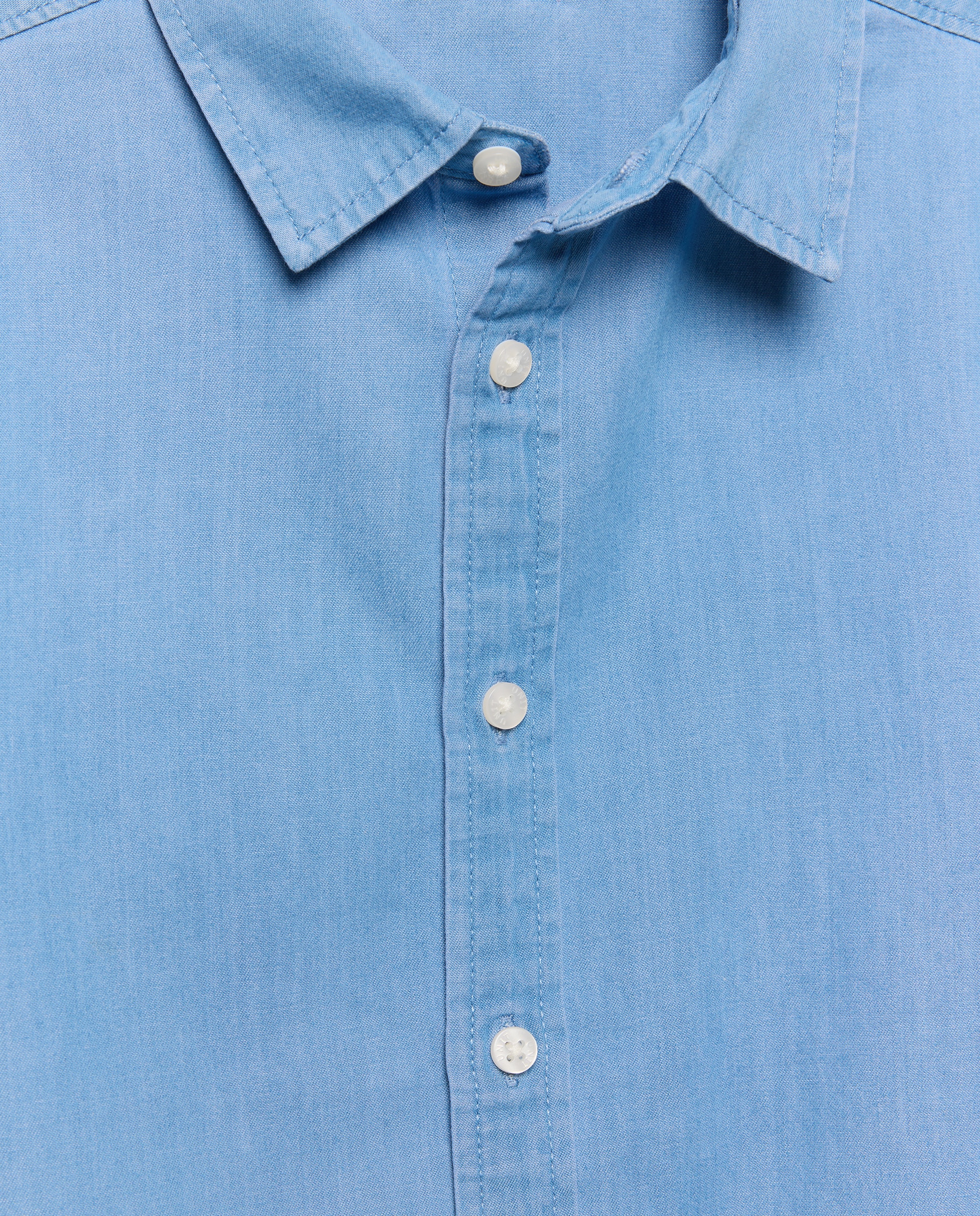 Camisa de niño denim Azul pálido-3