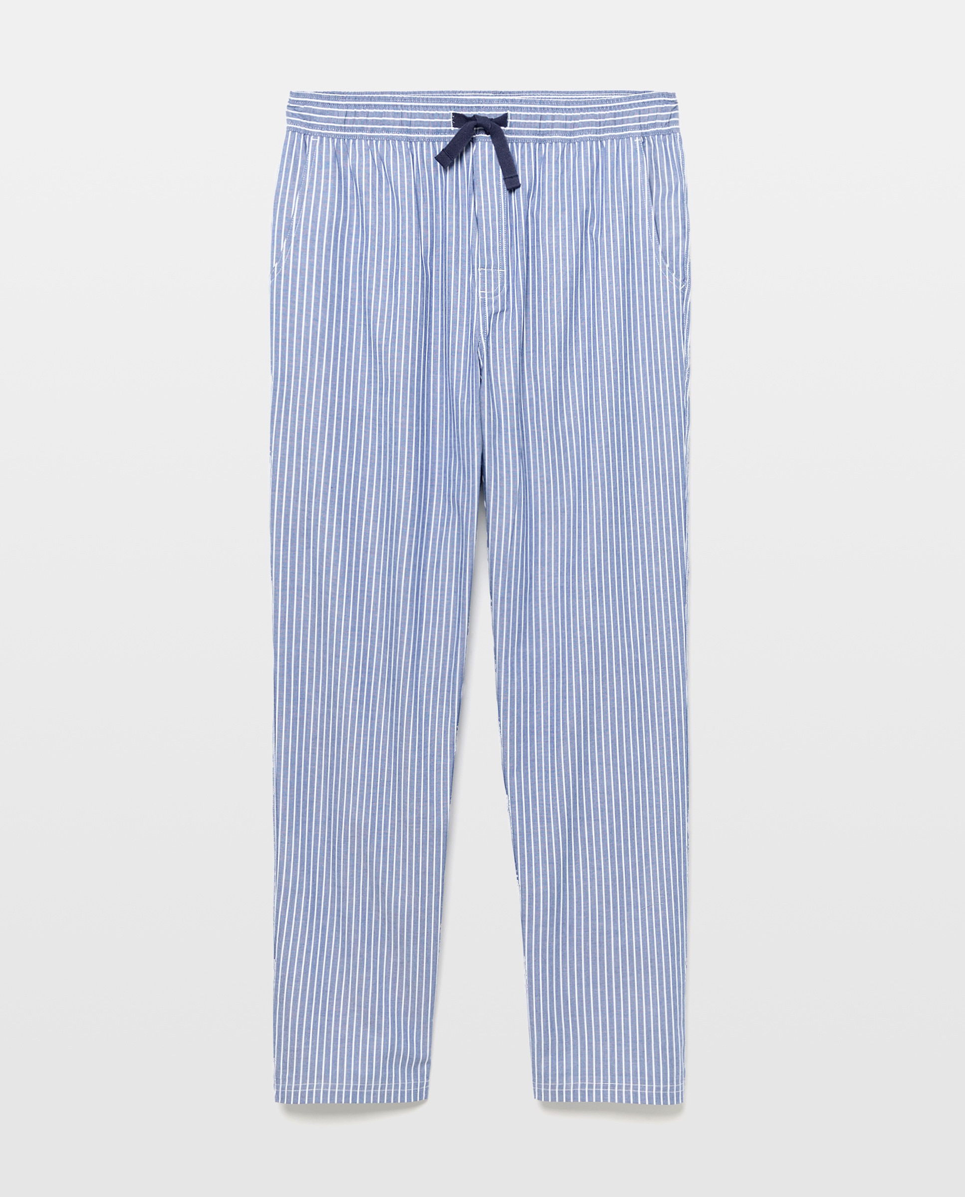 Calças de Pijama Azul-marinho-4