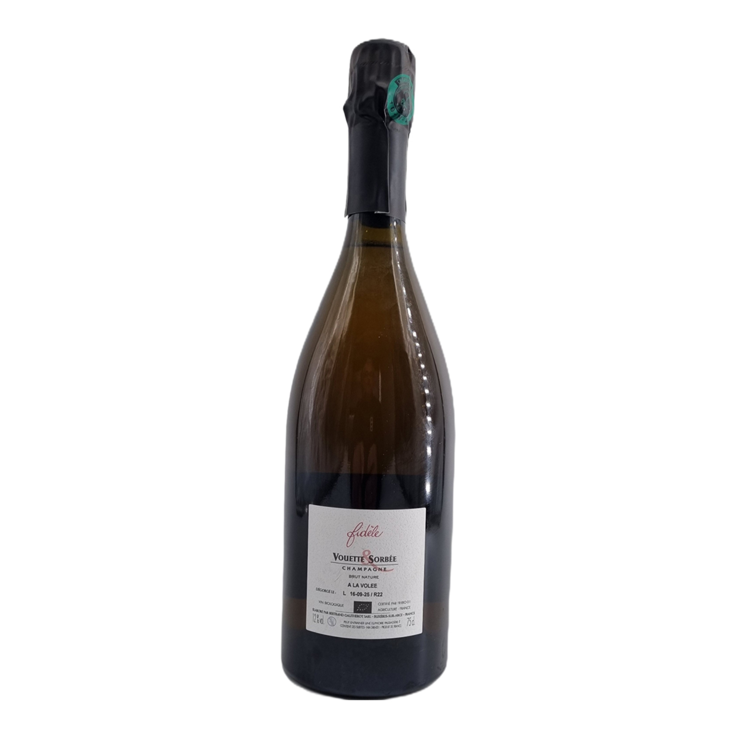 Champagne Brut Nature Vouette Et Sorbee Fidele 2