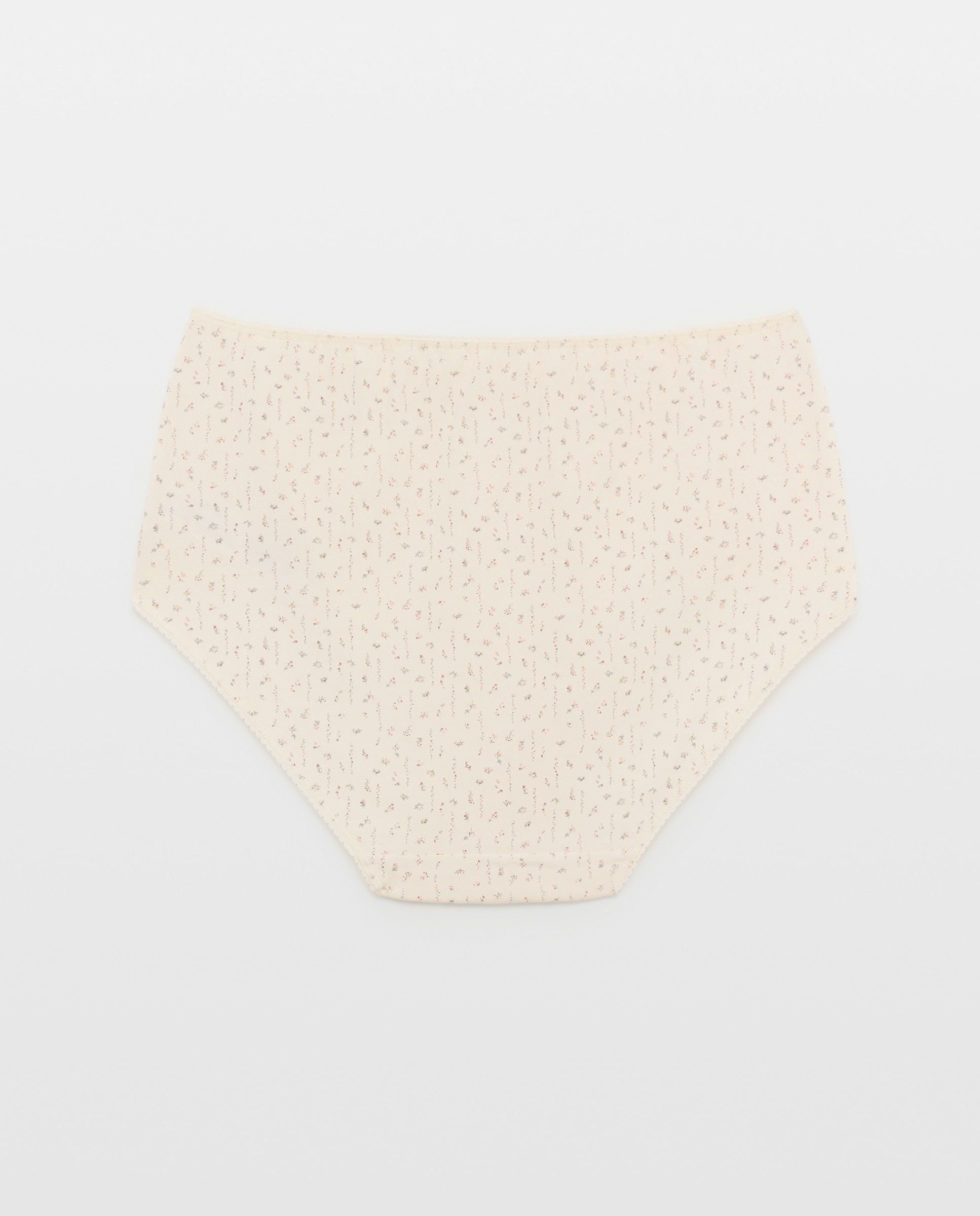 Pack 5 bragas altas de mujer algodón estampados 200 Rosa-5