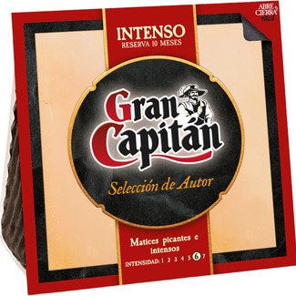 Selección de Autor queso añejo de oveja intenso cuña 200 g reserva 10 meses - Gran Capitan