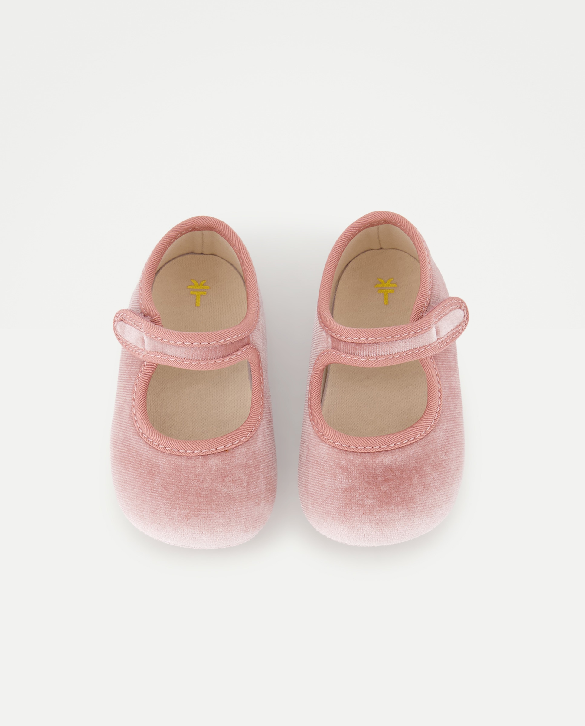 Sapatos de Presilha de Veludo de Bebé Coconut El Corte Inglés 200 Rosa-4
