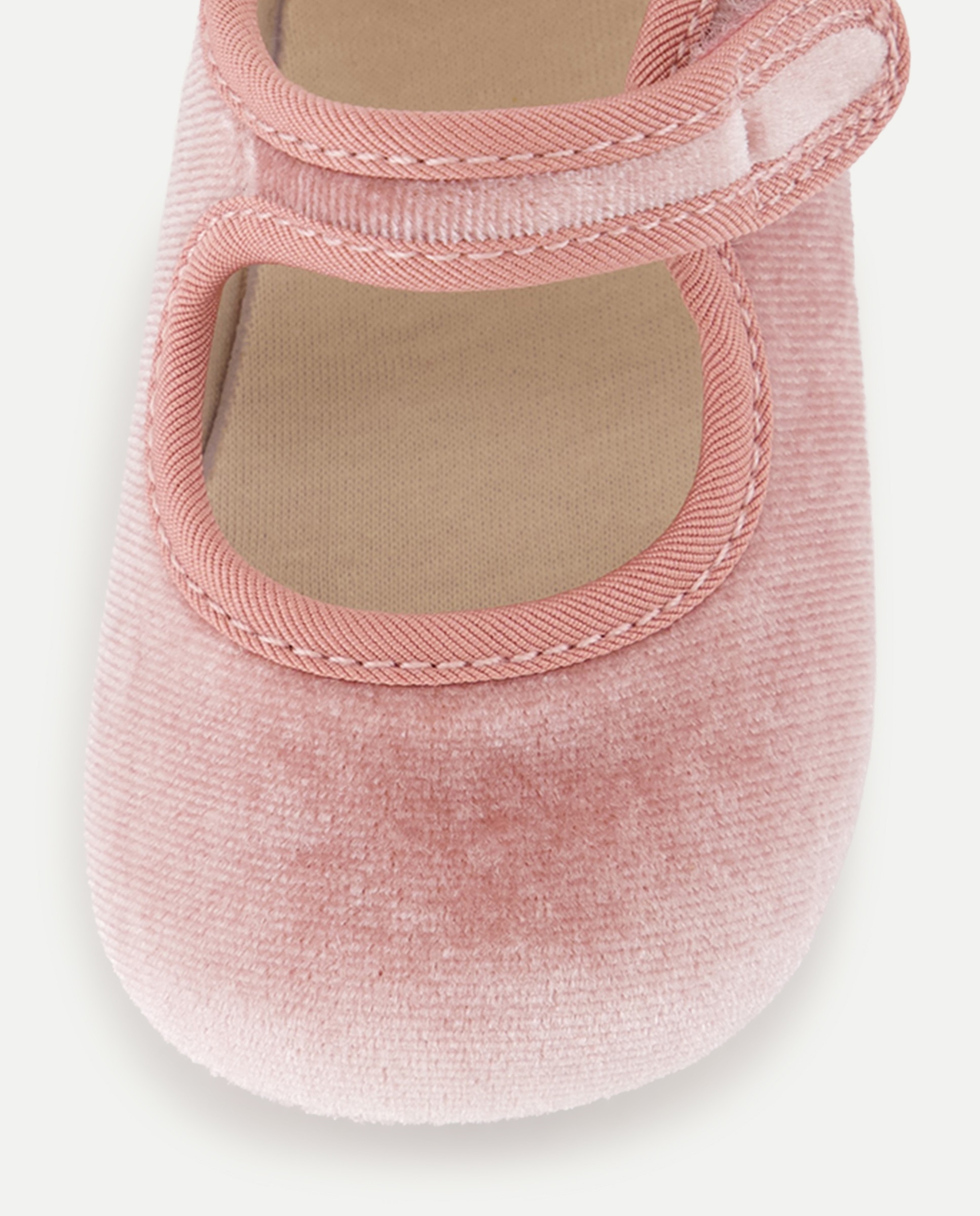 Sapatos de Presilha de Veludo de Bebé Coconut El Corte Inglés 200 Rosa-5