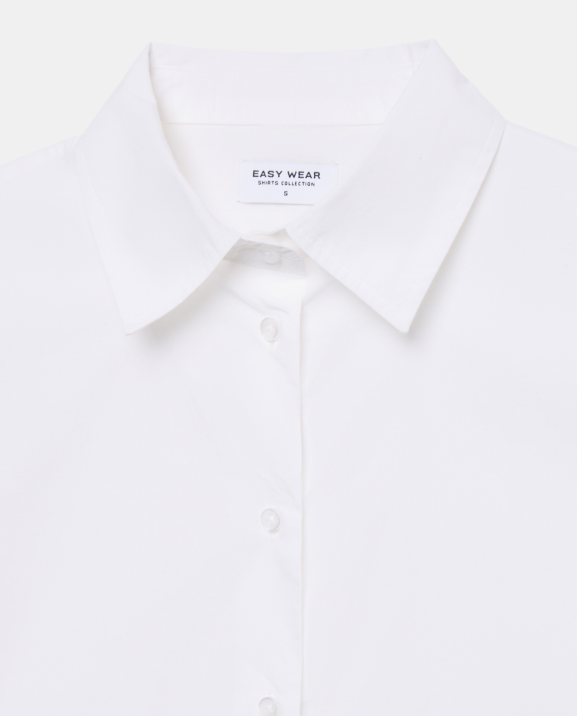 Camisa Estampada com Manga Comprida Branco-2