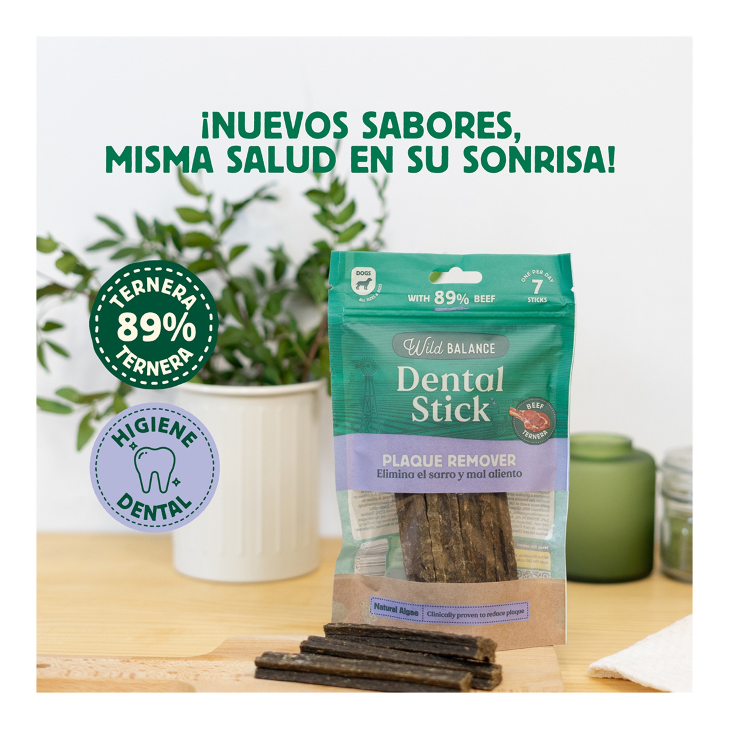 Snack para perros Wild Balance ternera 112 g 3
