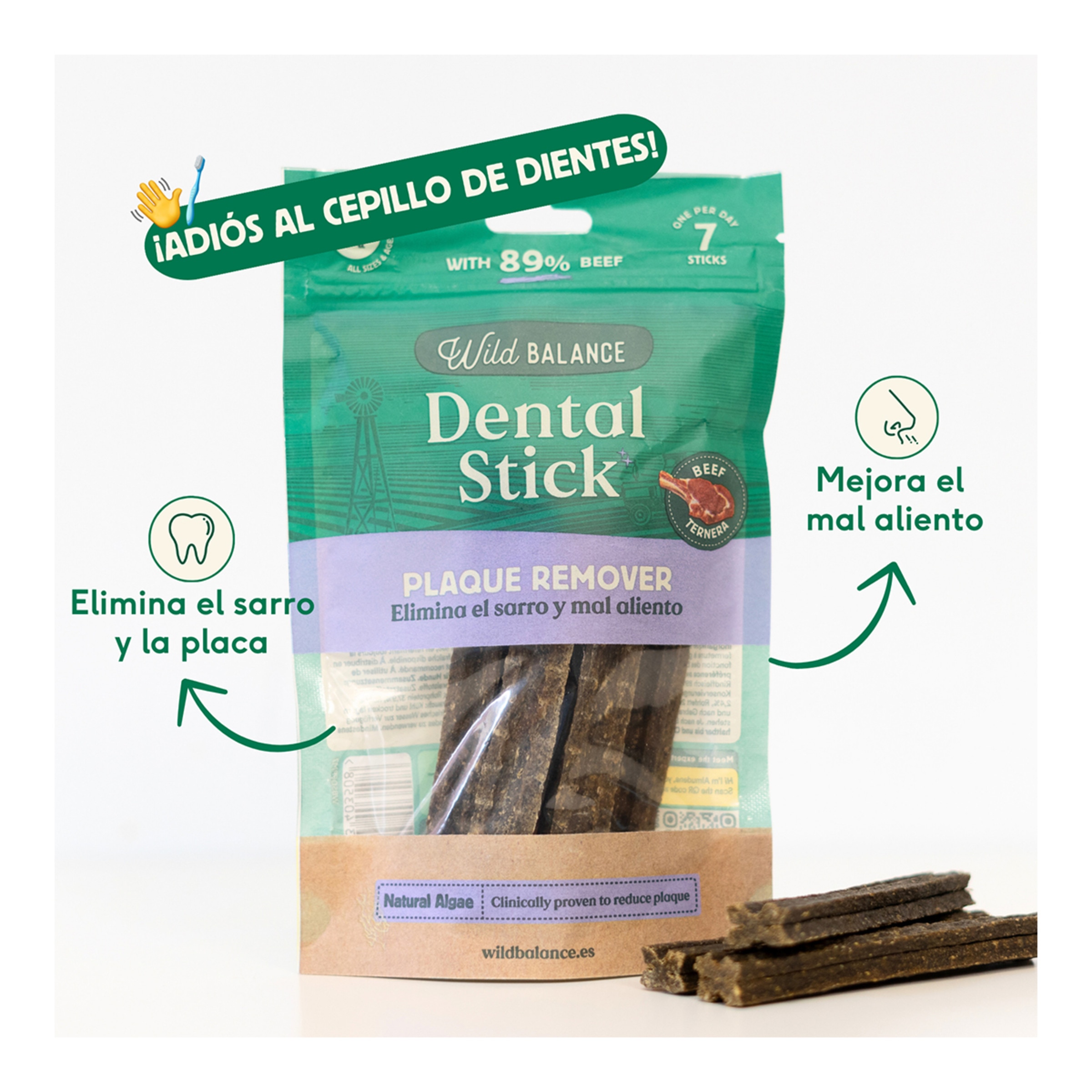 Imagen 0 de Snack para perros Wild Balance ternera 112 g