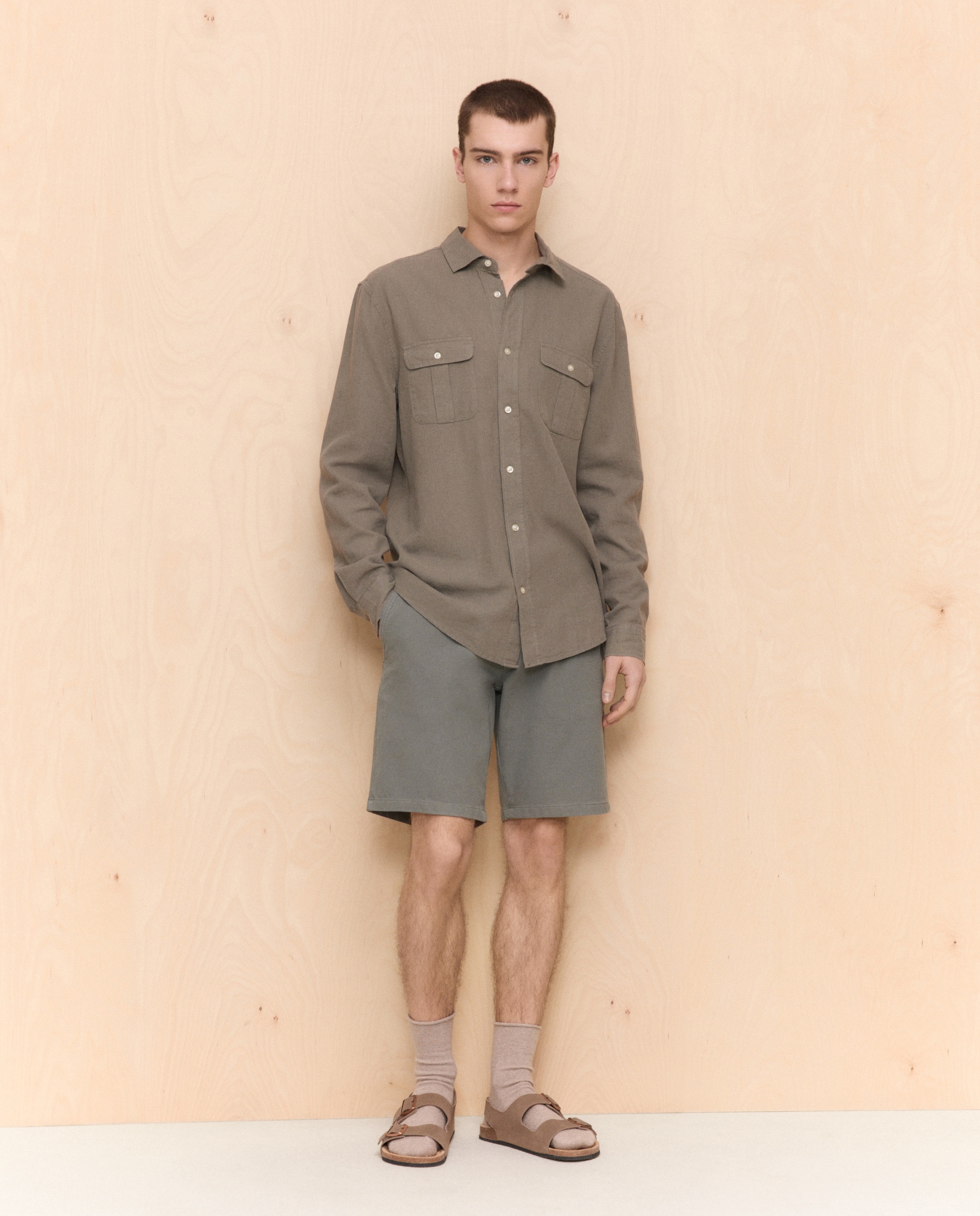 Imagem 0 de Bermudas Chino de Algodão Bi-stretch