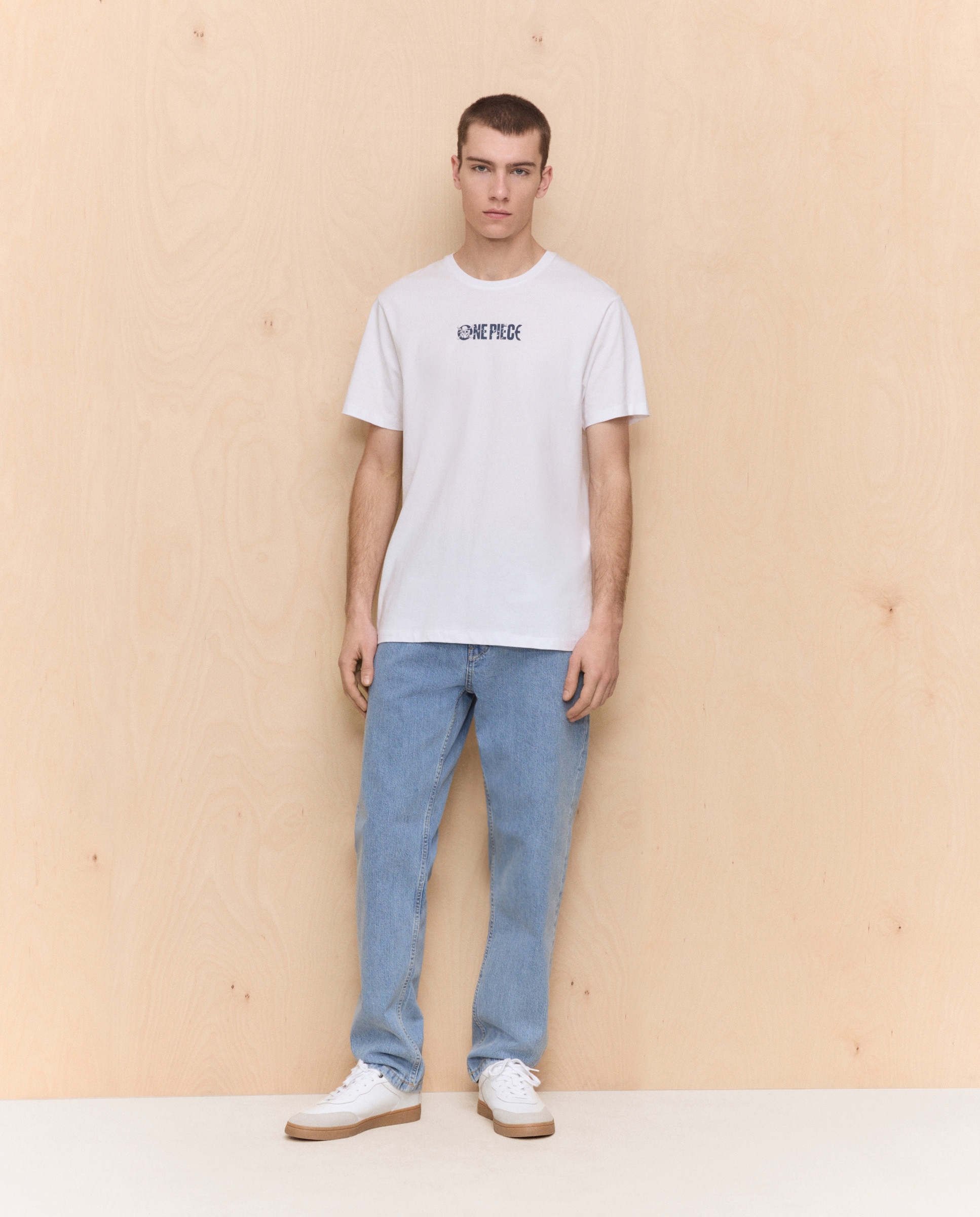 T-shirt One Piece Branco-2