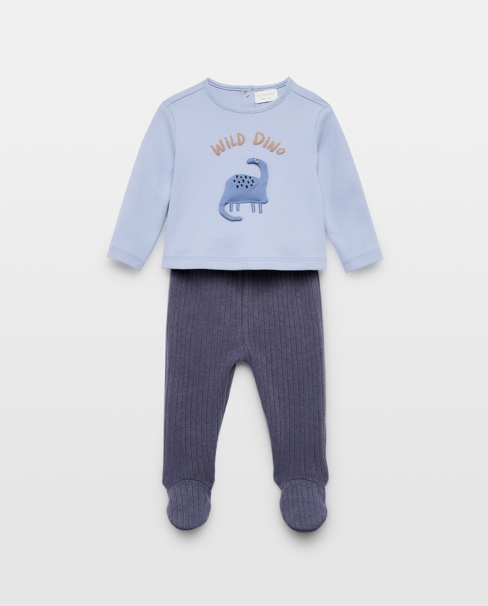 Imagem 0 de Pijama de Malha de Bebé com Dinossauros