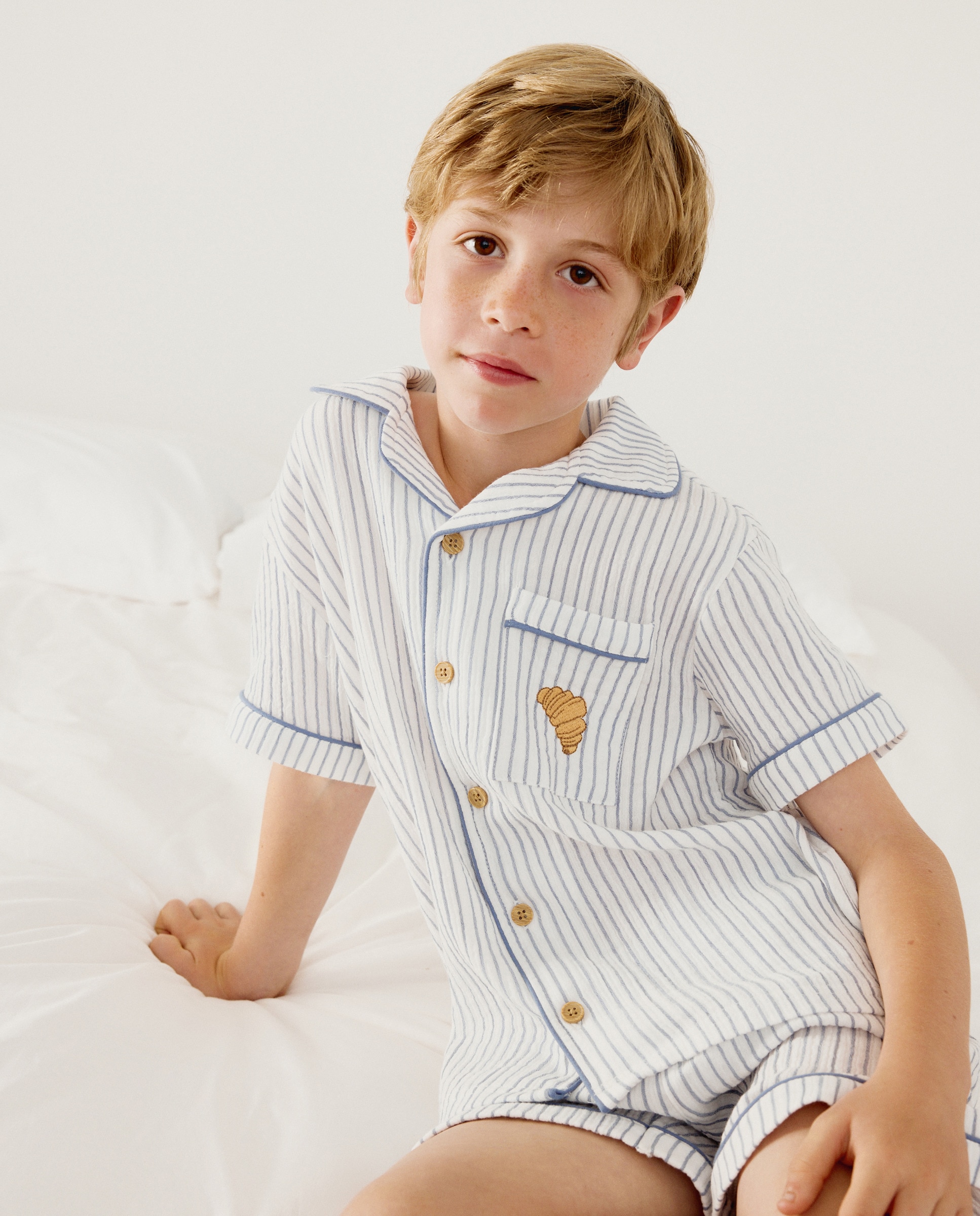 Pijama com Chiffon e Fantasia Cotton Juice Azul-2