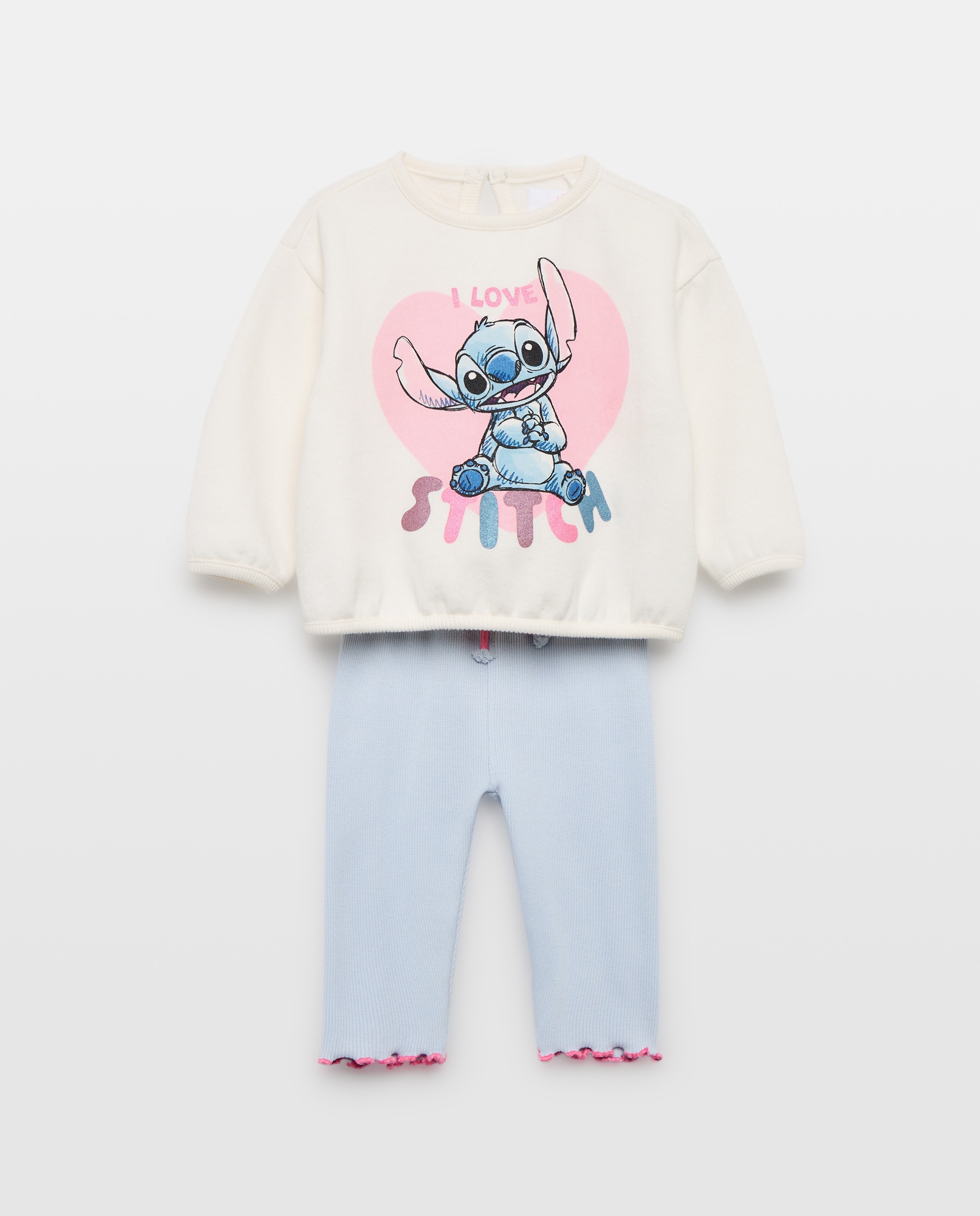 Conjunto de bebé 2 piezas y estampado STITCH - Baby El Corte Inglés - Azul marino Azul marino-1