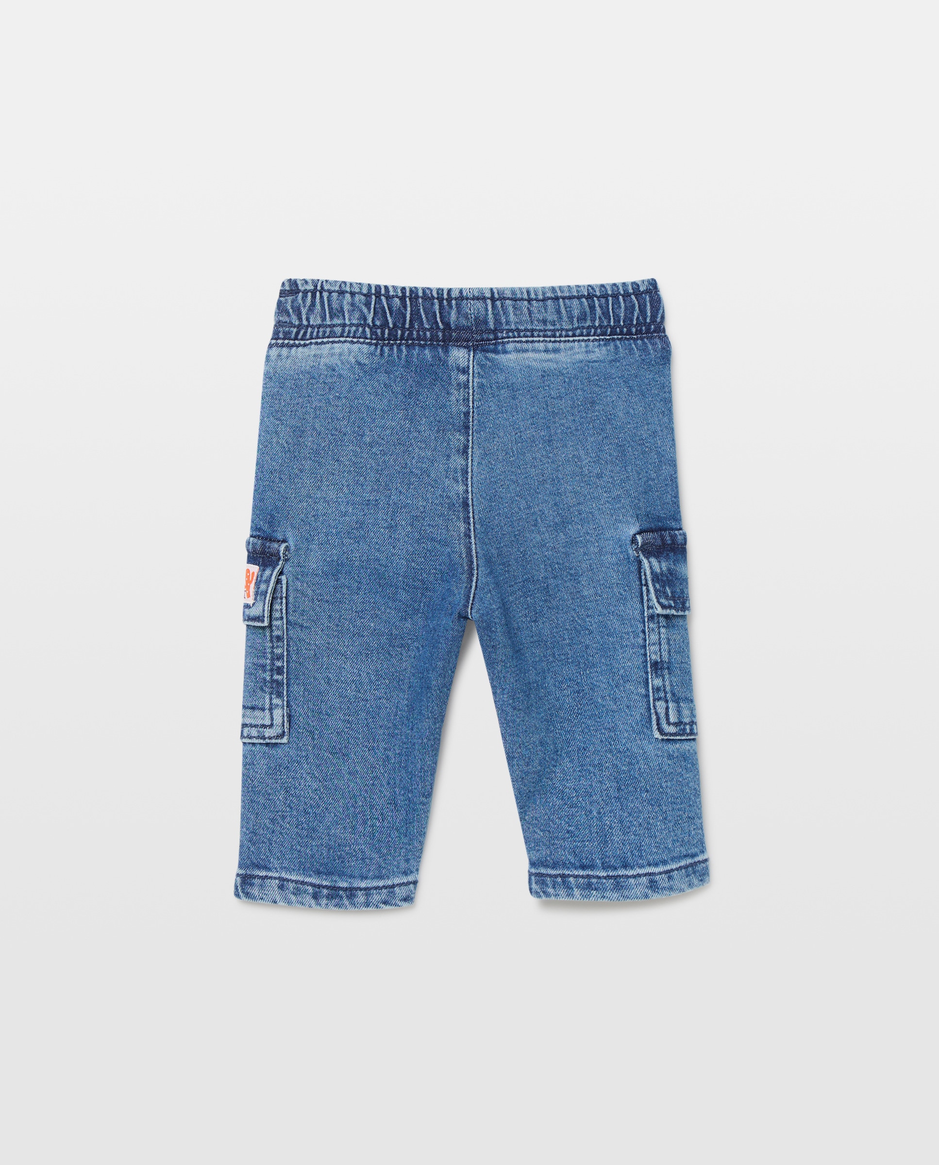Jeans Cargo de Bebé Azul pálido-2