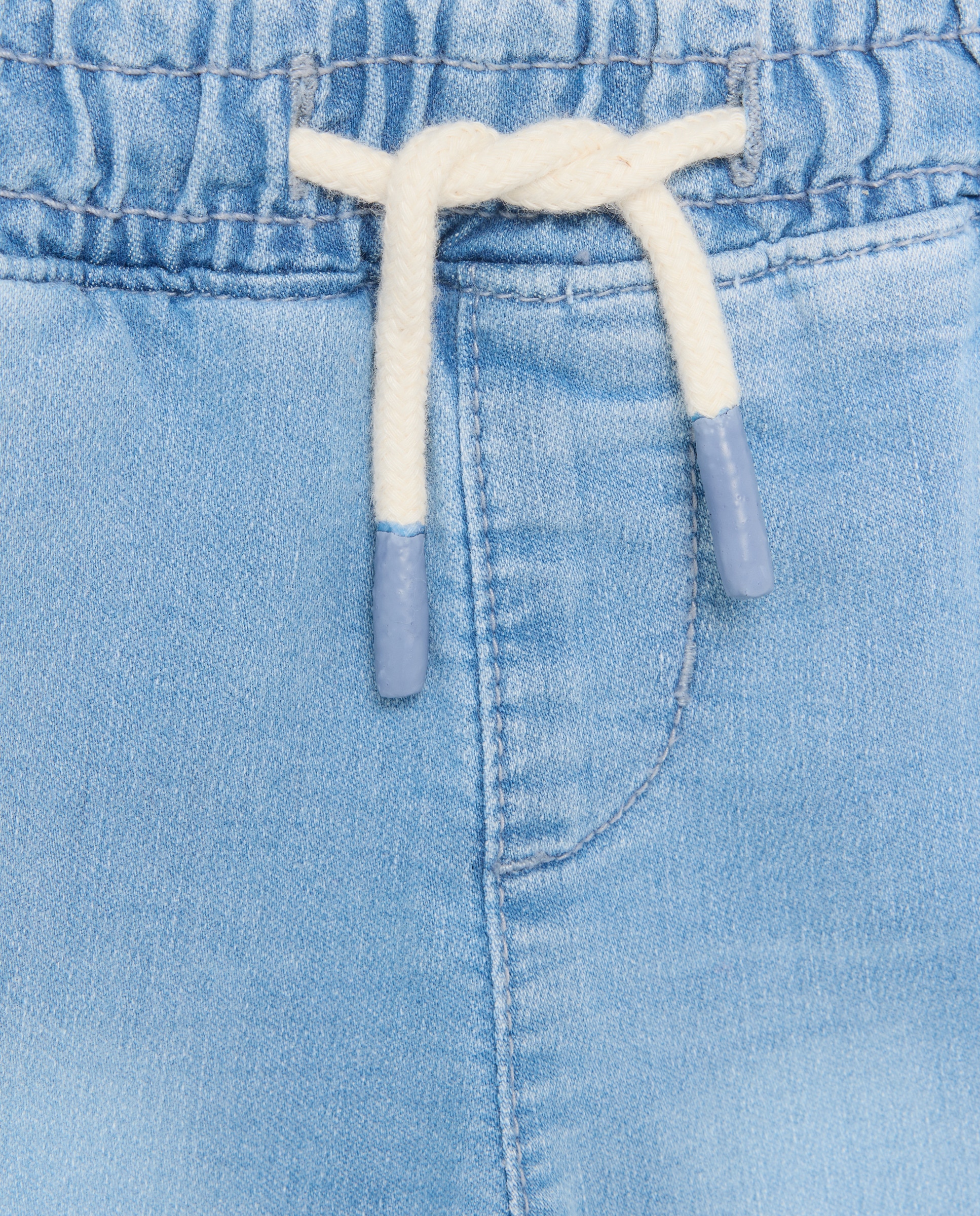 Pantalón denim felpa jogger de bebé - Baby El Corte Inglés - Cerúleo Cerúleo-3