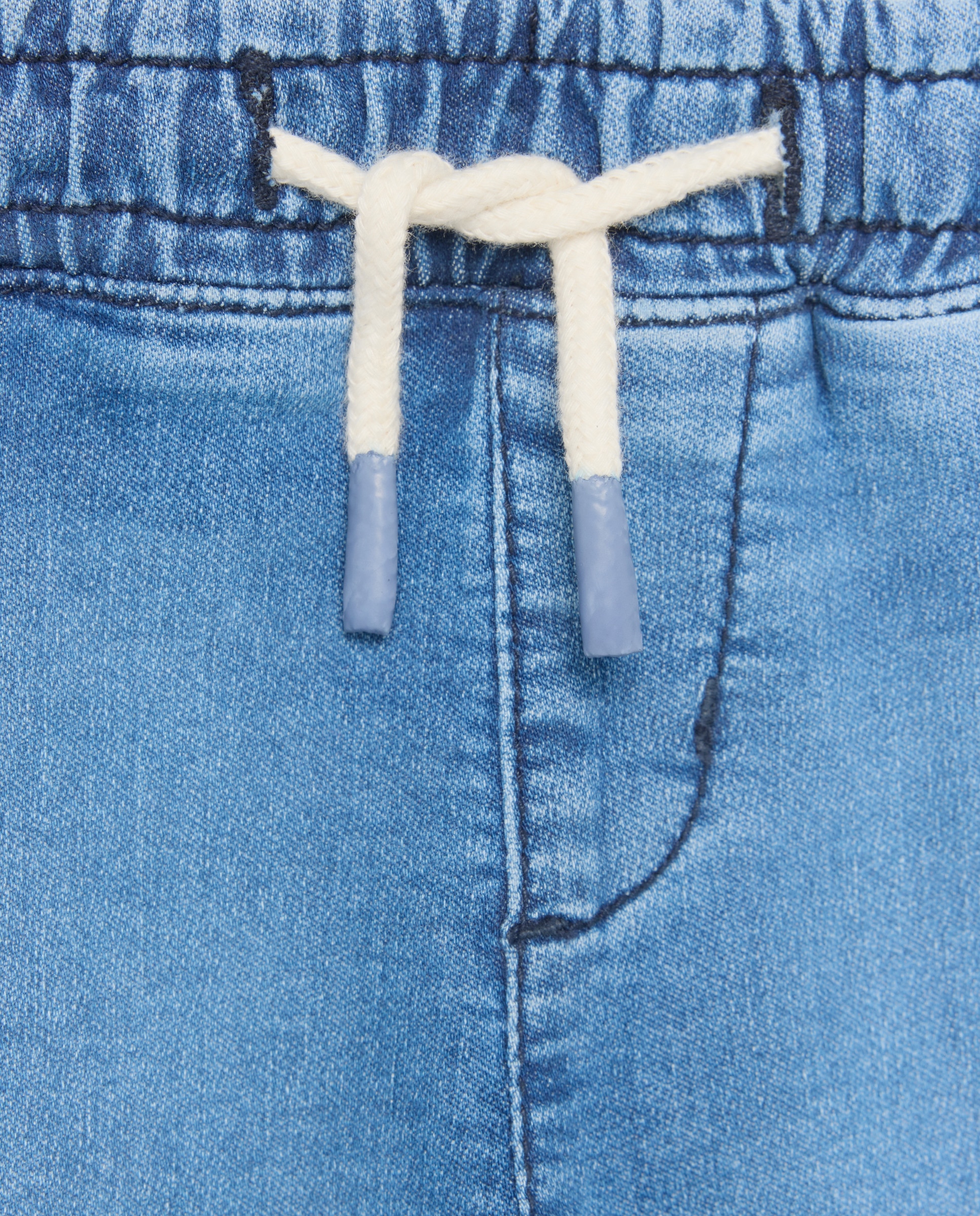 Pantalón denim felpa jogger de bebé - Baby El Corte Inglés - Azul pálido Azul pálido-3
