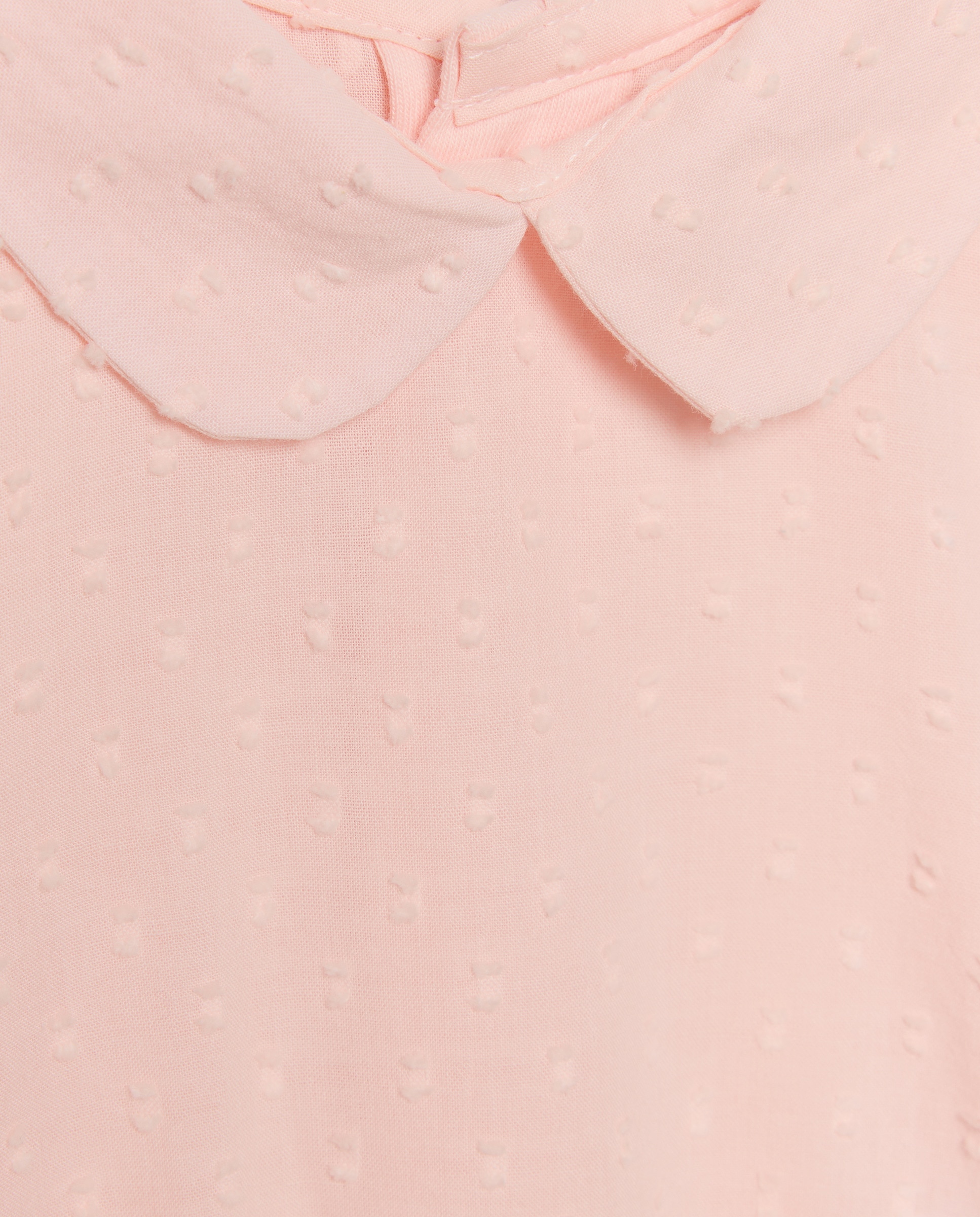 Body de Bebé em Plumetti Liso com Manga Comprida Baby El Corte Inglés 200 Rosa-3
