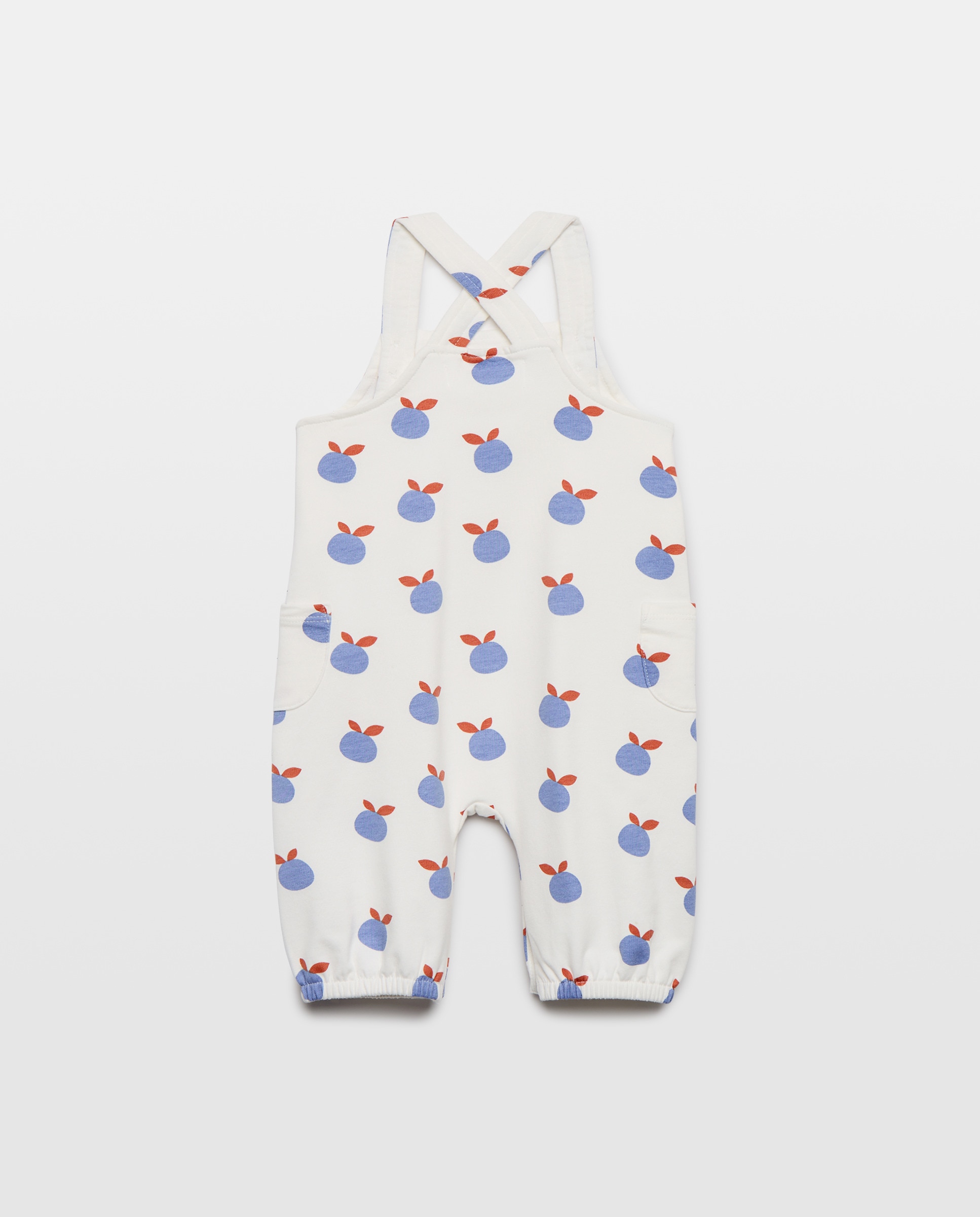 Jardineiras de Bebé em Felpa com All Over Print Baby El Corte Inglés Azul-marinho-2